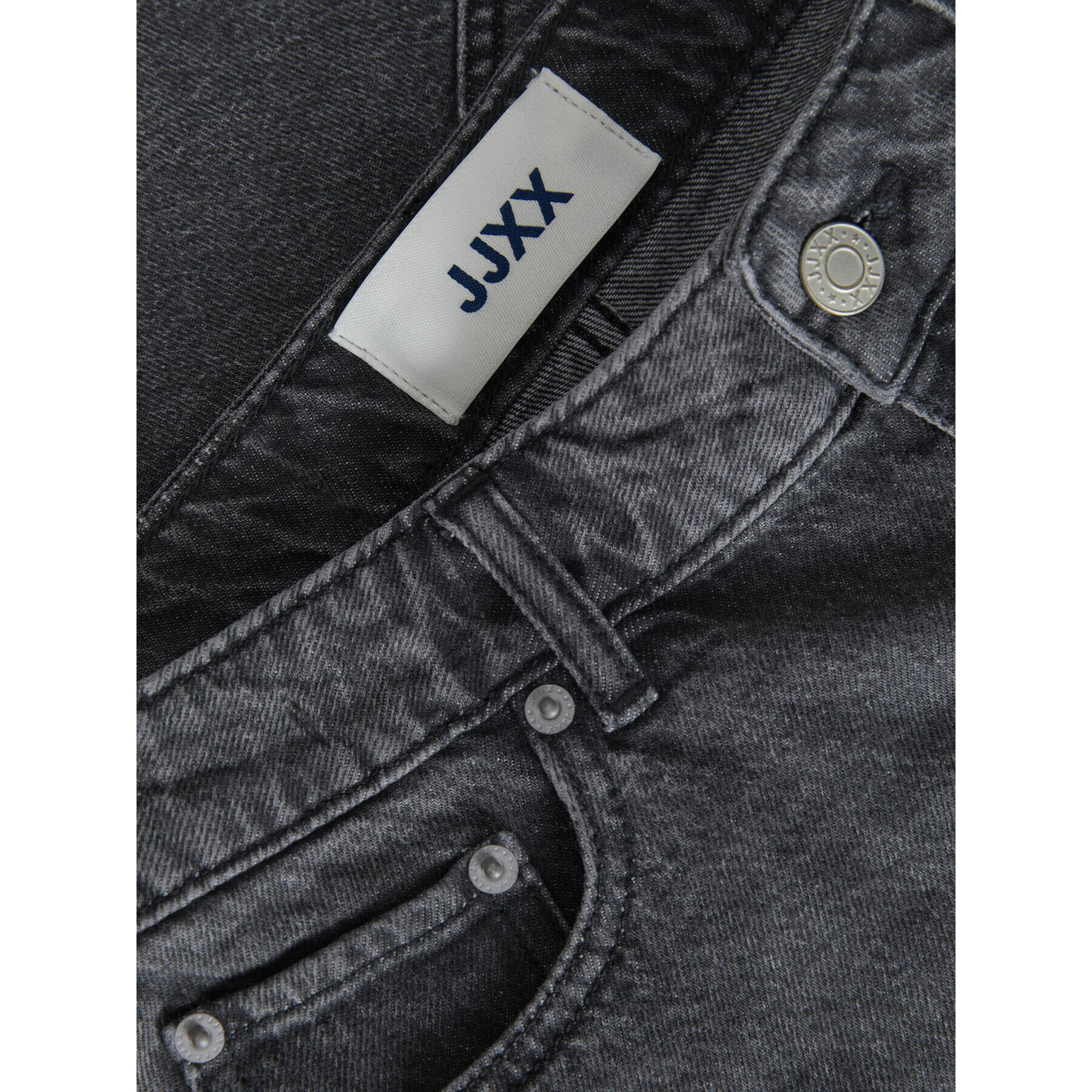 JJXX Jeans kratke hlače 12227837 Siva Straight Fit - Pepit.si