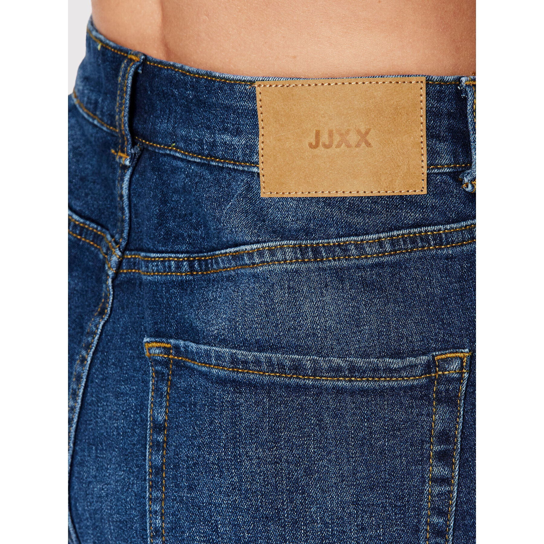 JJXX Jeans kratke hlače Hazel 12208916 Mornarsko modra Regular Fit - Pepit.si