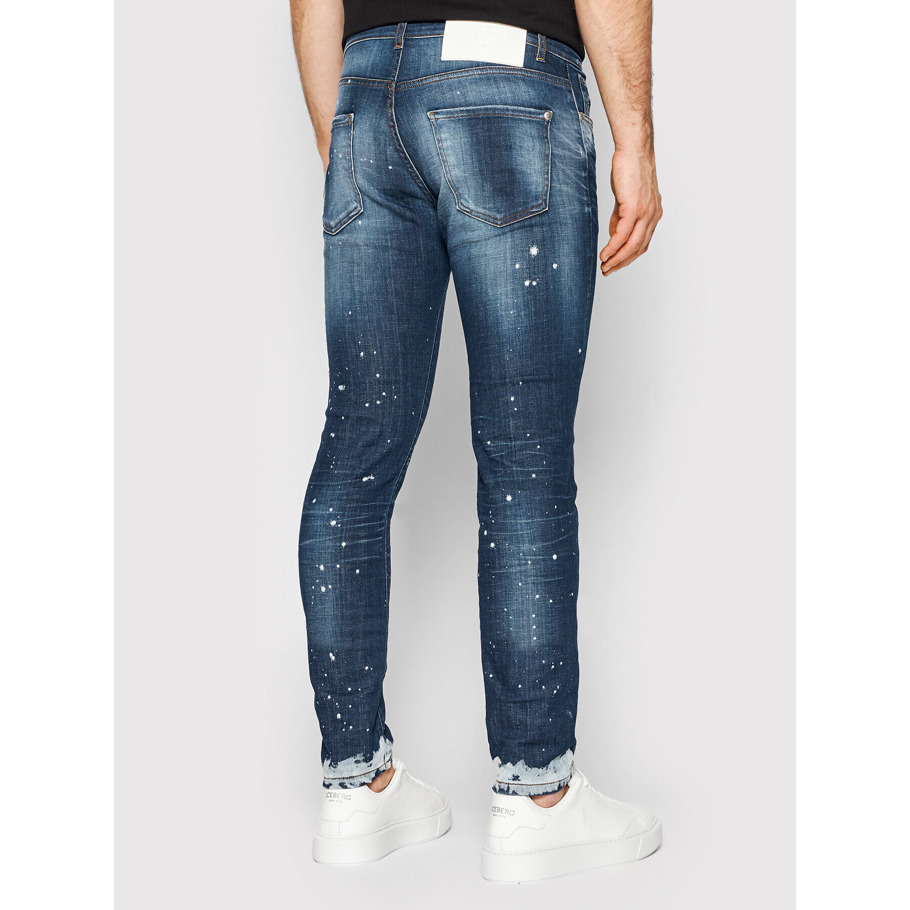 John Richmond Jeans hlače Kemeur RMP22201JE Modra Regular Fit - Pepit.si