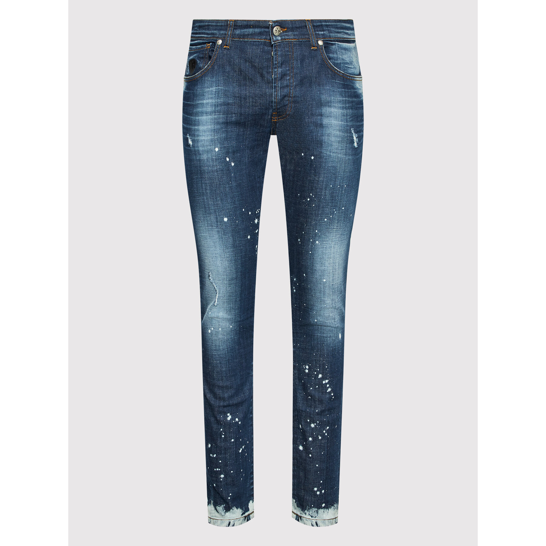 John Richmond Jeans hlače Kemeur RMP22201JE Modra Regular Fit - Pepit.si