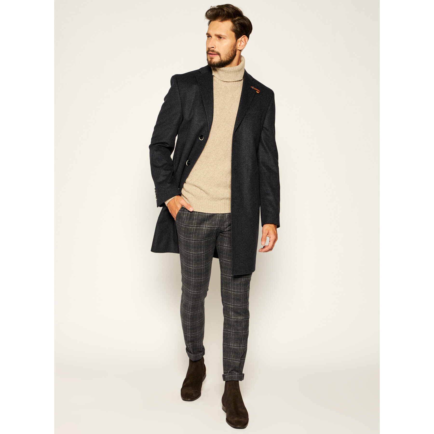 JOOP! Hlače iz tkanine 30017759 Siva Extra Slim Fit - Pepit.si