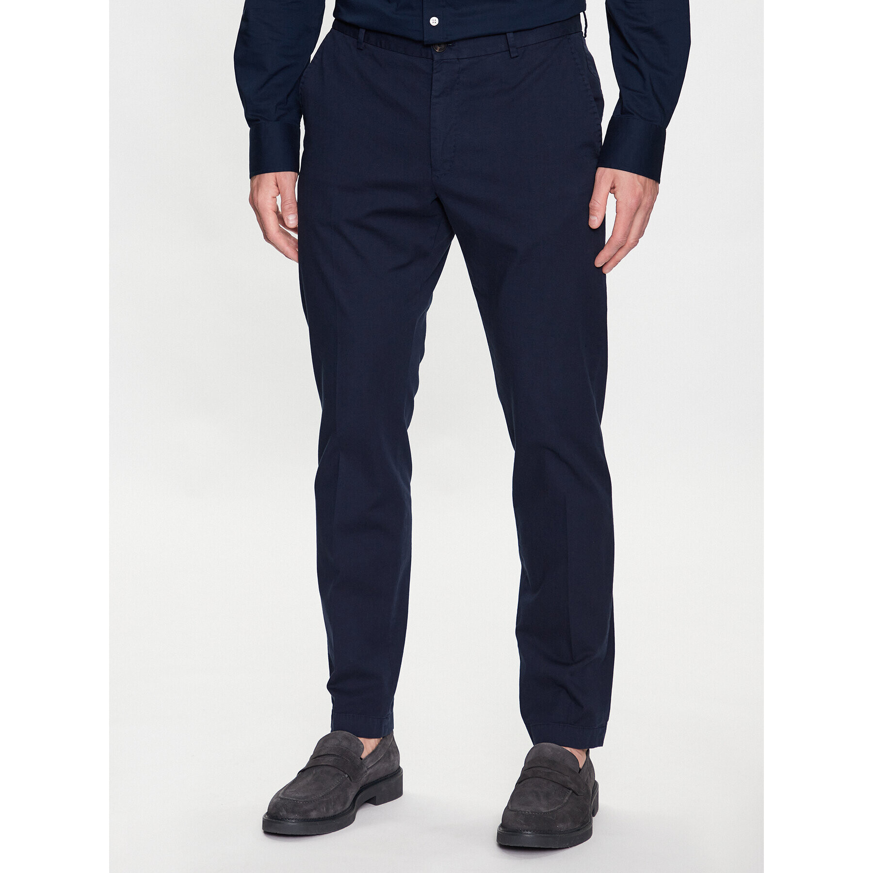 JOOP! Hlače iz tkanine 30031782 Modra Slim Fit - Pepit.si