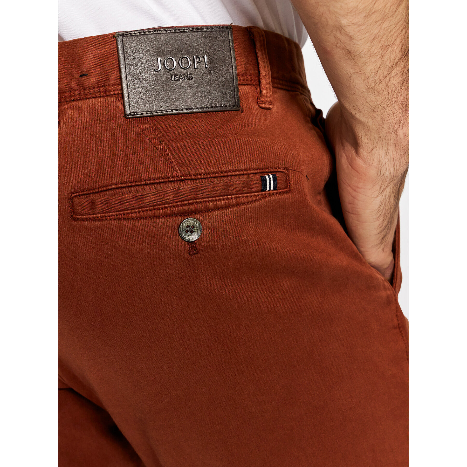 JOOP! Jeans Chino hlače 15 Jjf-82Matthew2-D 30028749 Rjava Modern Fit - Pepit.si