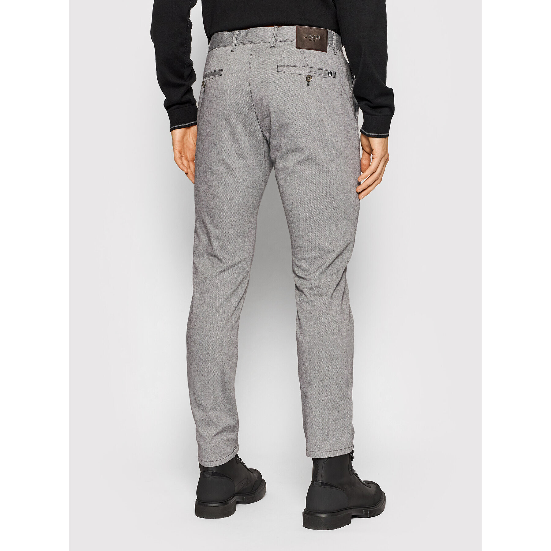 JOOP! Jeans Chino hlače 15 Jjf-83Matthew2-W 30030266 Siva Modern Fit - Pepit.si