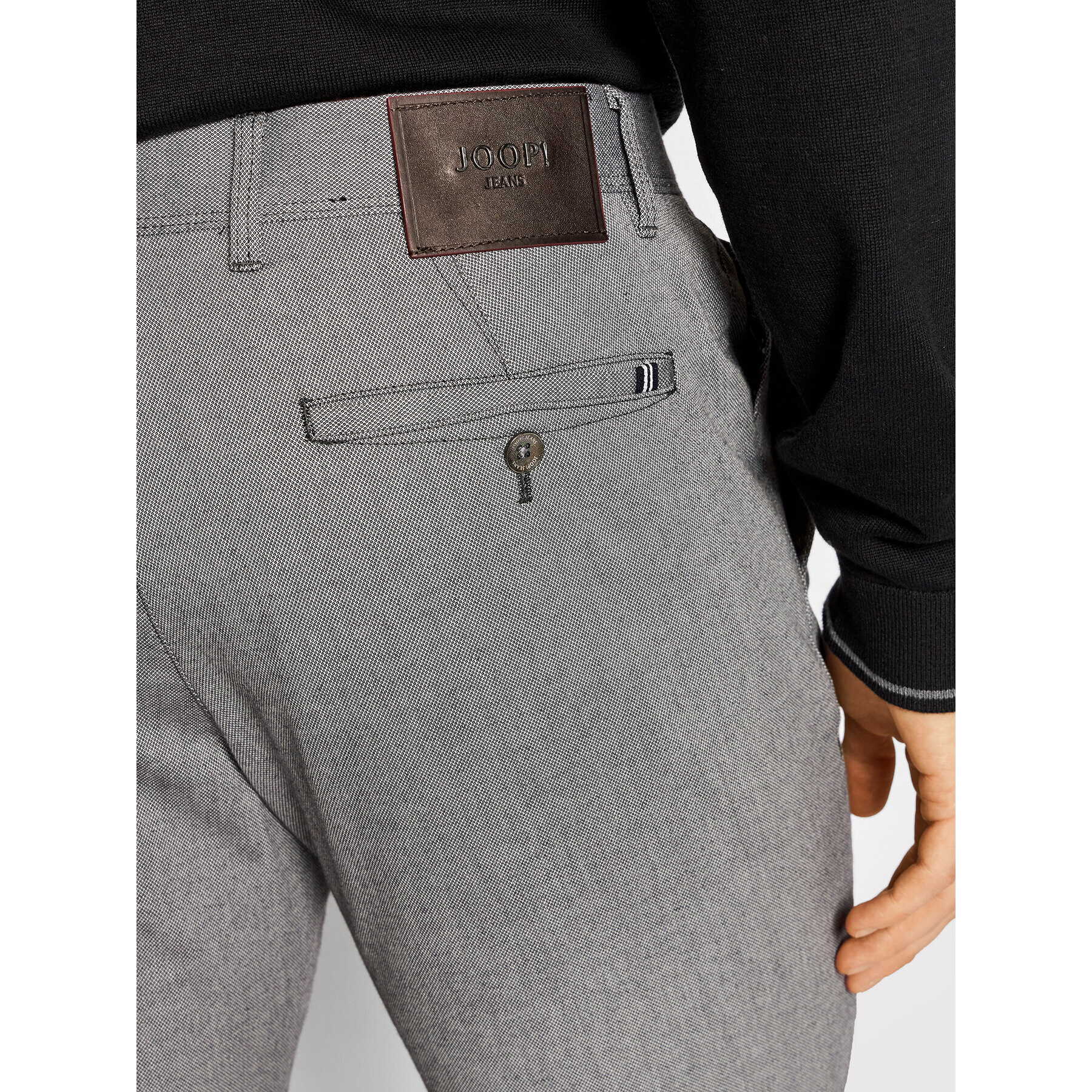 JOOP! Jeans Chino hlače 15 Jjf-83Matthew2-W 30030266 Siva Modern Fit - Pepit.si