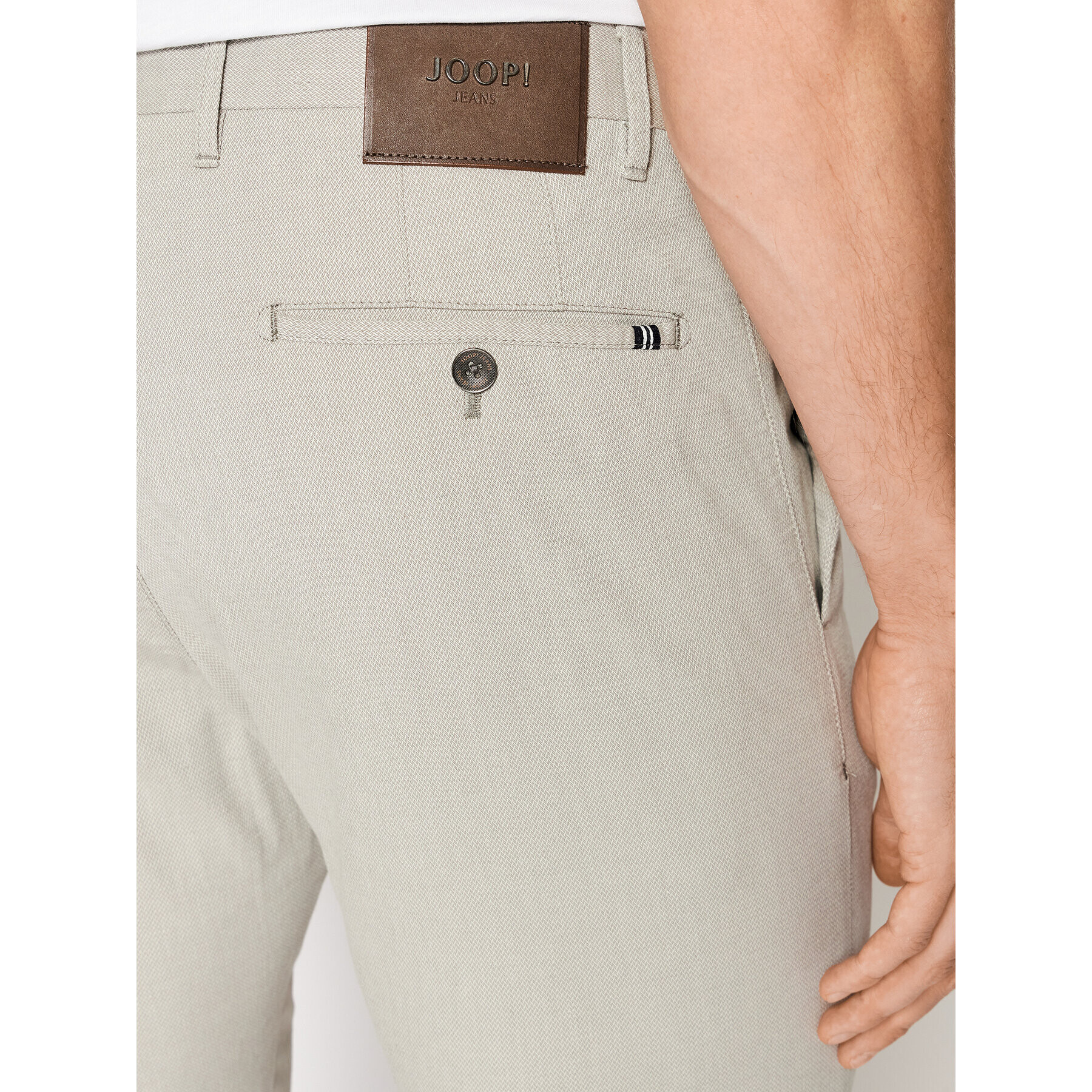 JOOP! Jeans Chino hlače 15 Jjf-93Steen-W 30031385 Bež Slim Fit - Pepit.si