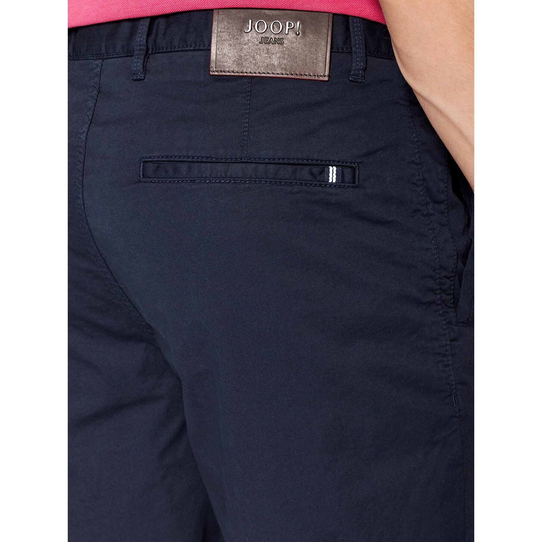 JOOP! Jeans Kratke hlače iz tkanine 15 Jj222f005rfd 30031389 Mornarsko modra Regular Fit - Pepit.si