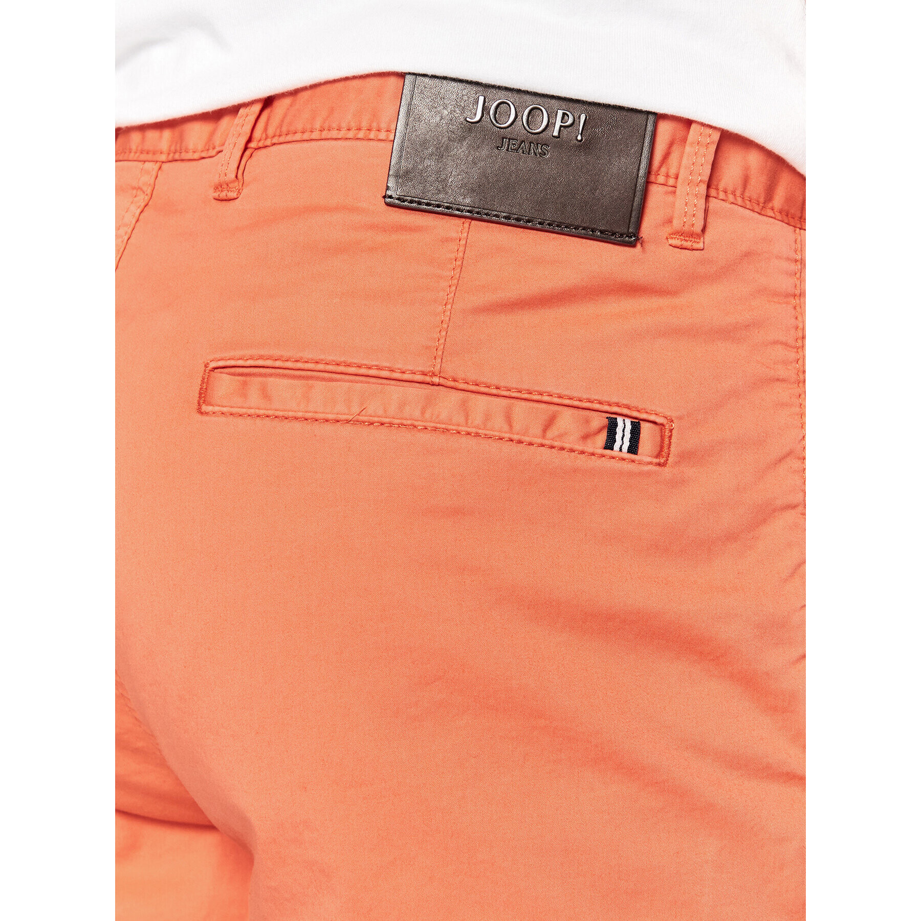 JOOP! Jeans Kratke hlače iz tkanine 15 Jj222f005rfd 30031389 Oranžna Regular Fit - Pepit.si