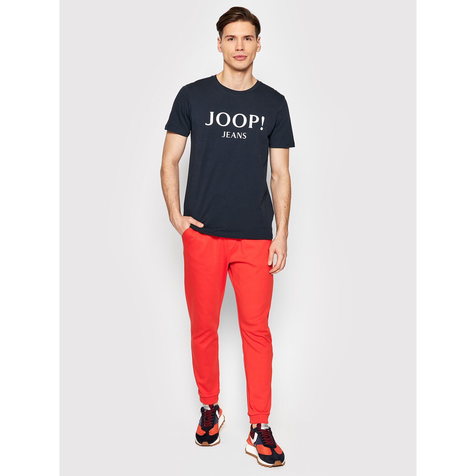 JOOP! Jeans Majica 09Alex 30031001 Mornarsko modra Regular Fit - Pepit.si