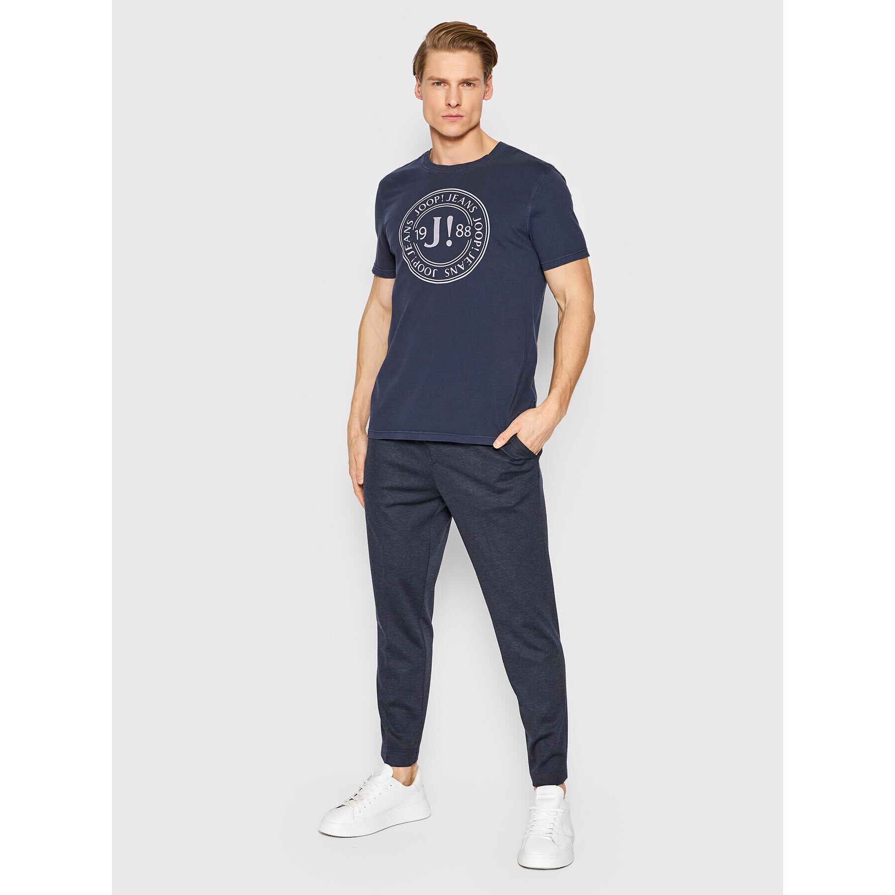 JOOP! Jeans Majica 15 Jj222j016 30030957 Mornarsko modra Regular Fit - Pepit.si