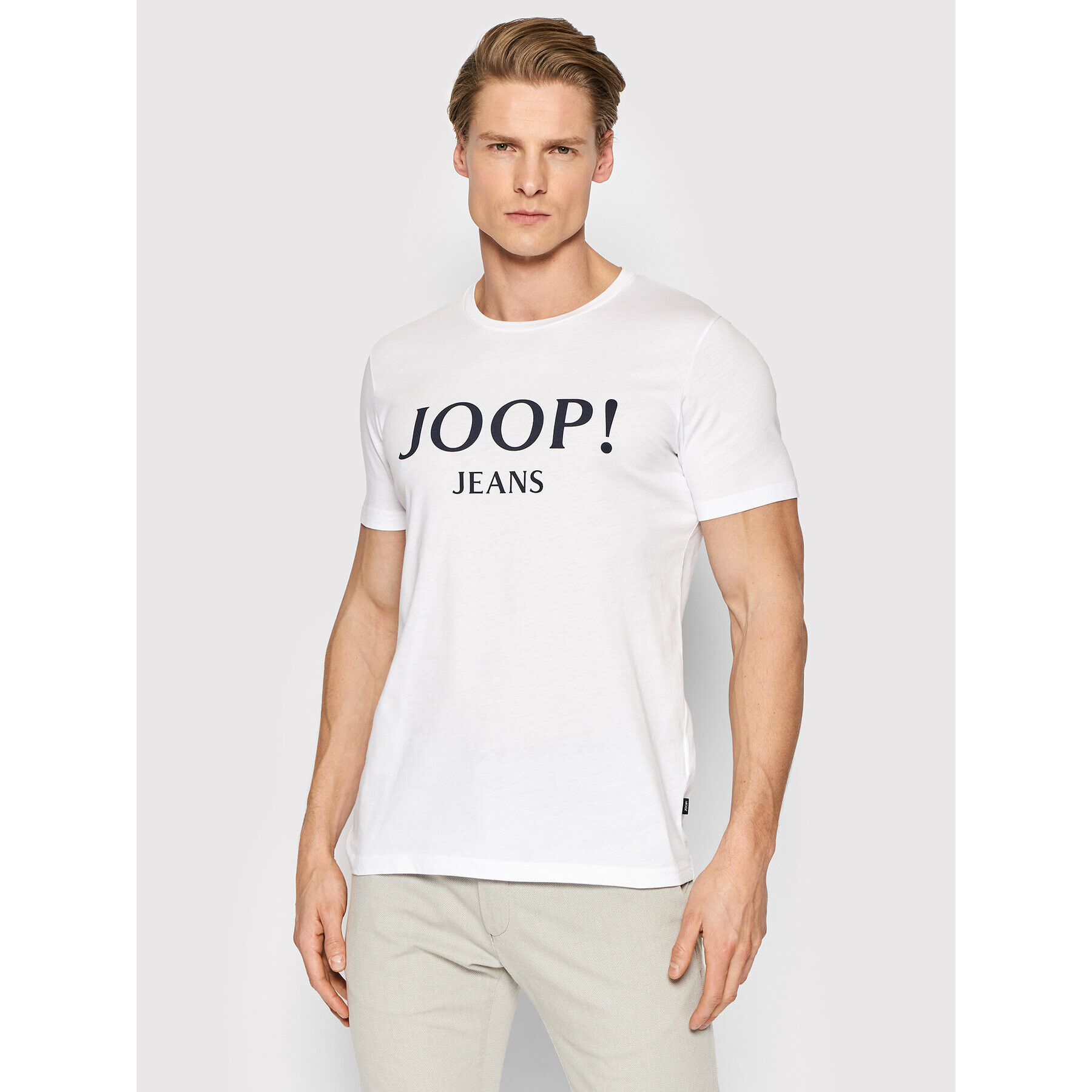 JOOP! Jeans Majica 15 JJJ-09ALEX 30031001 Bela Regular Fit - Pepit.si