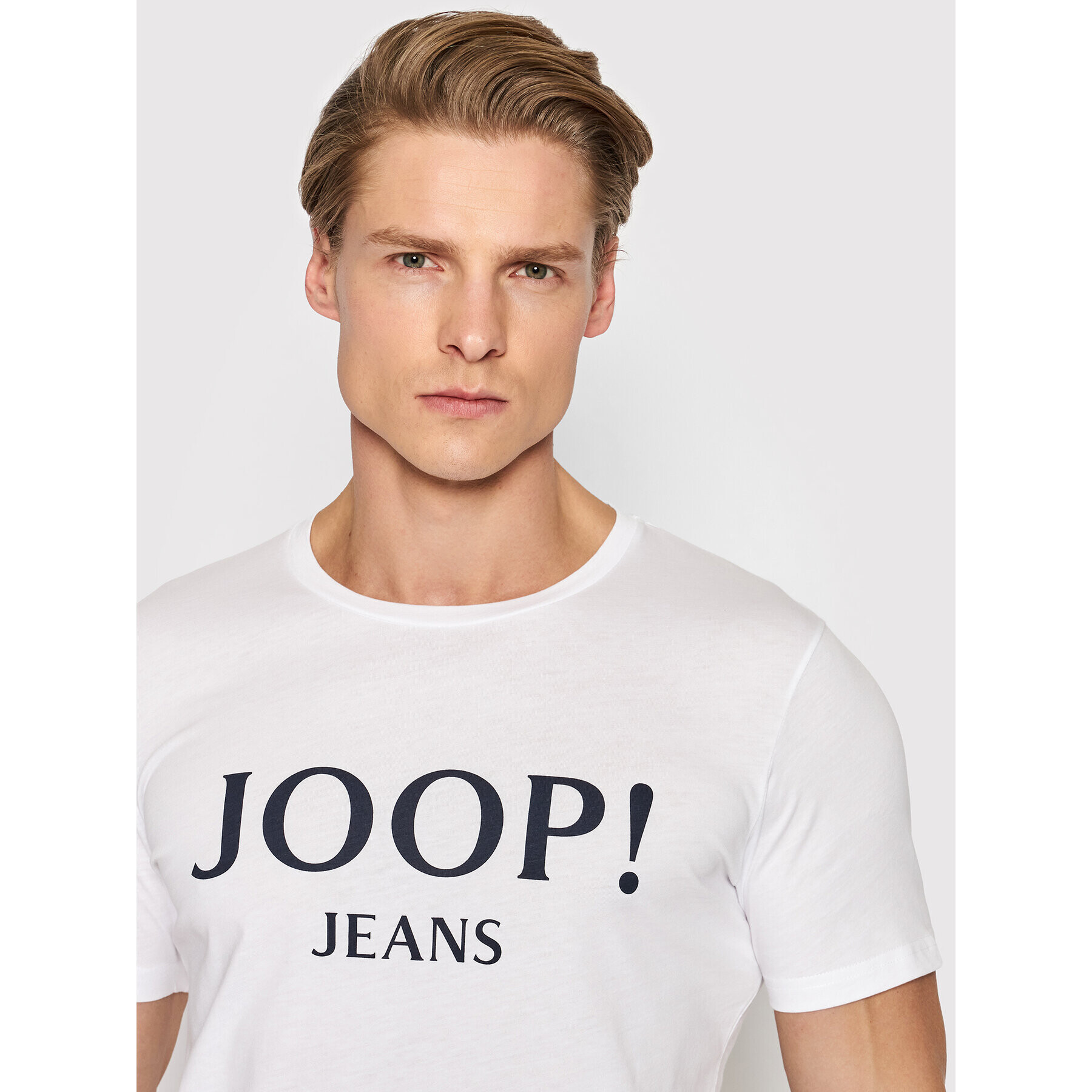 JOOP! Jeans Majica 15 JJJ-09ALEX 30031001 Bela Regular Fit - Pepit.si