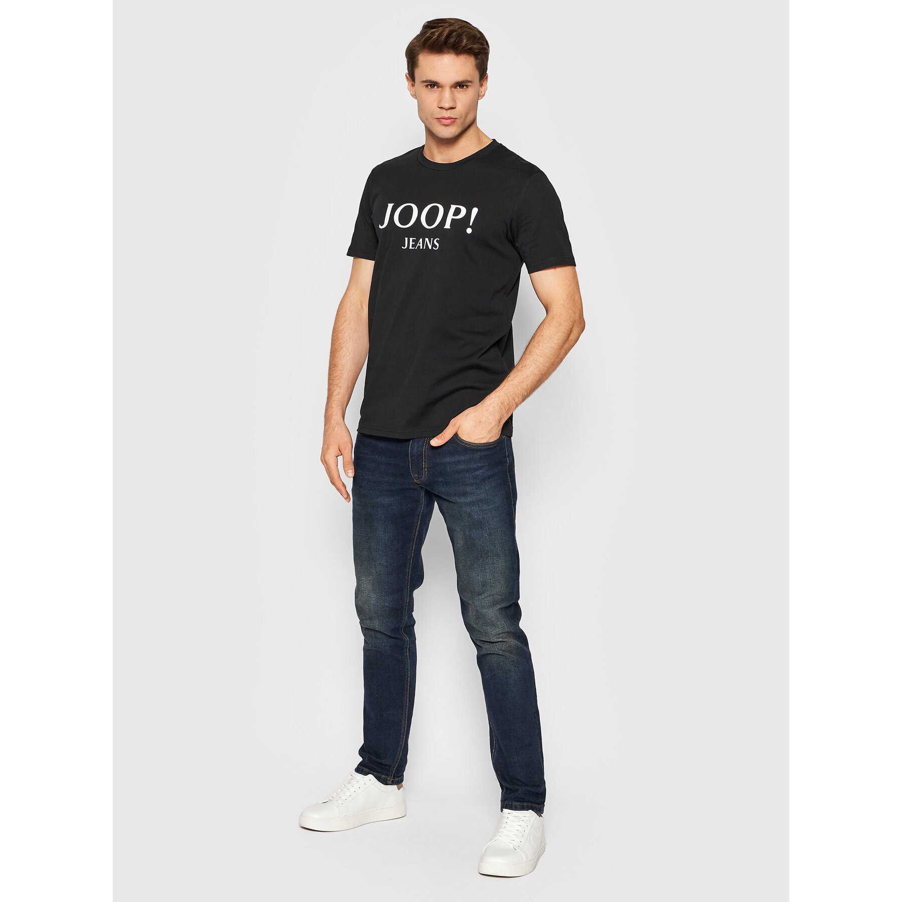 JOOP! Jeans Majica 15 Jjj-09Alex 30031001 Črna Regular Fit - Pepit.si