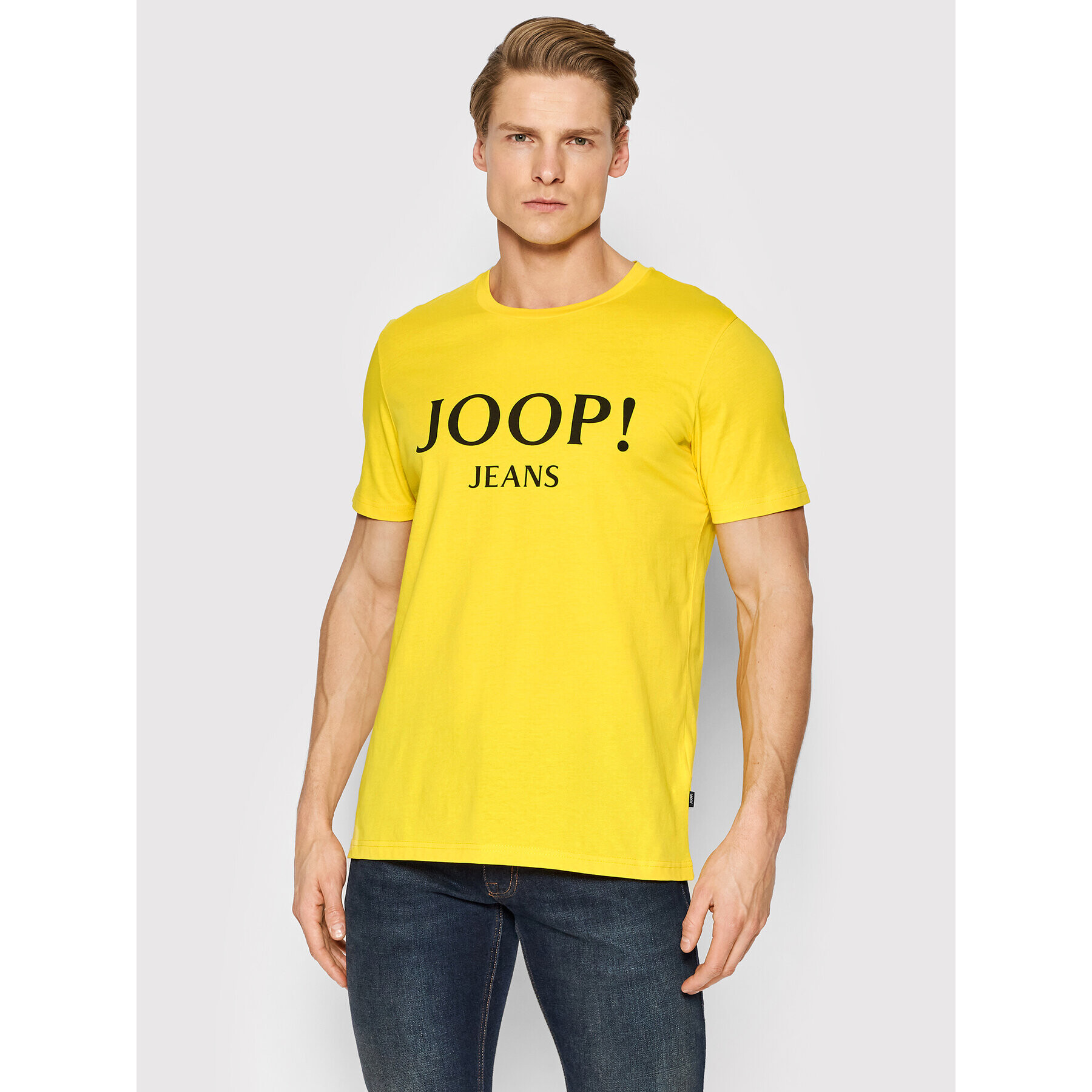 JOOP! Jeans Majica 15 JJJ-09ALEX 30031001 Rumena Regular Fit - Pepit.si