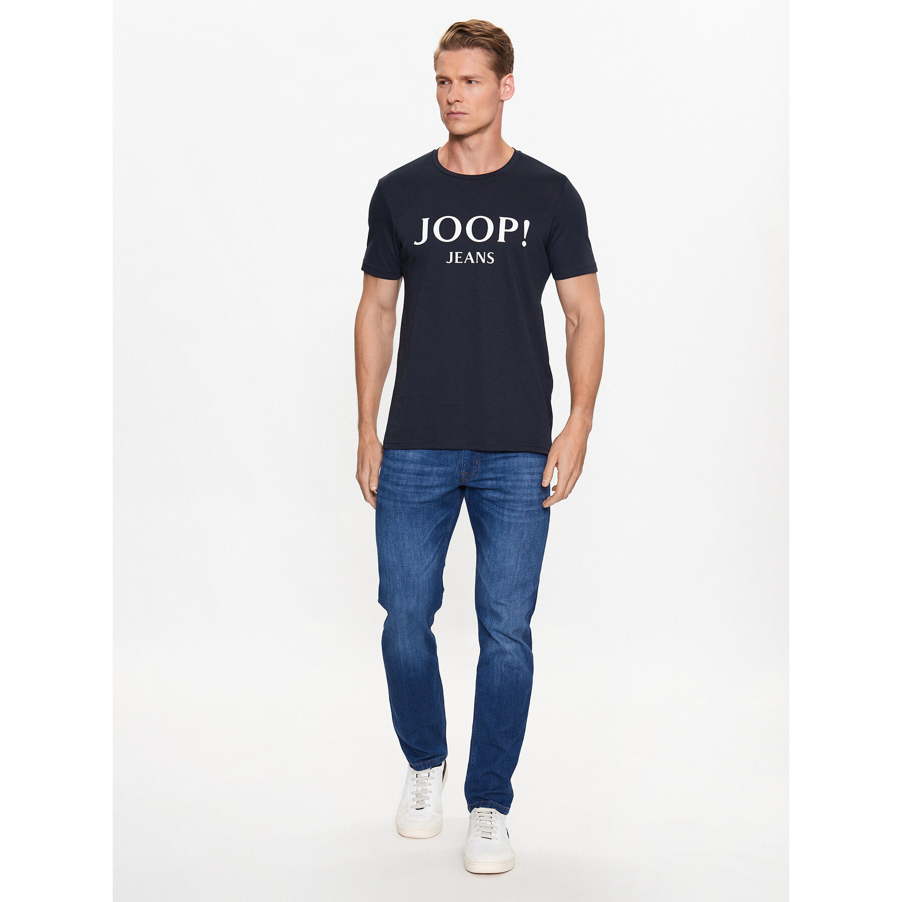 JOOP! Jeans Majica 30036021 Modra Modern Fit - Pepit.si