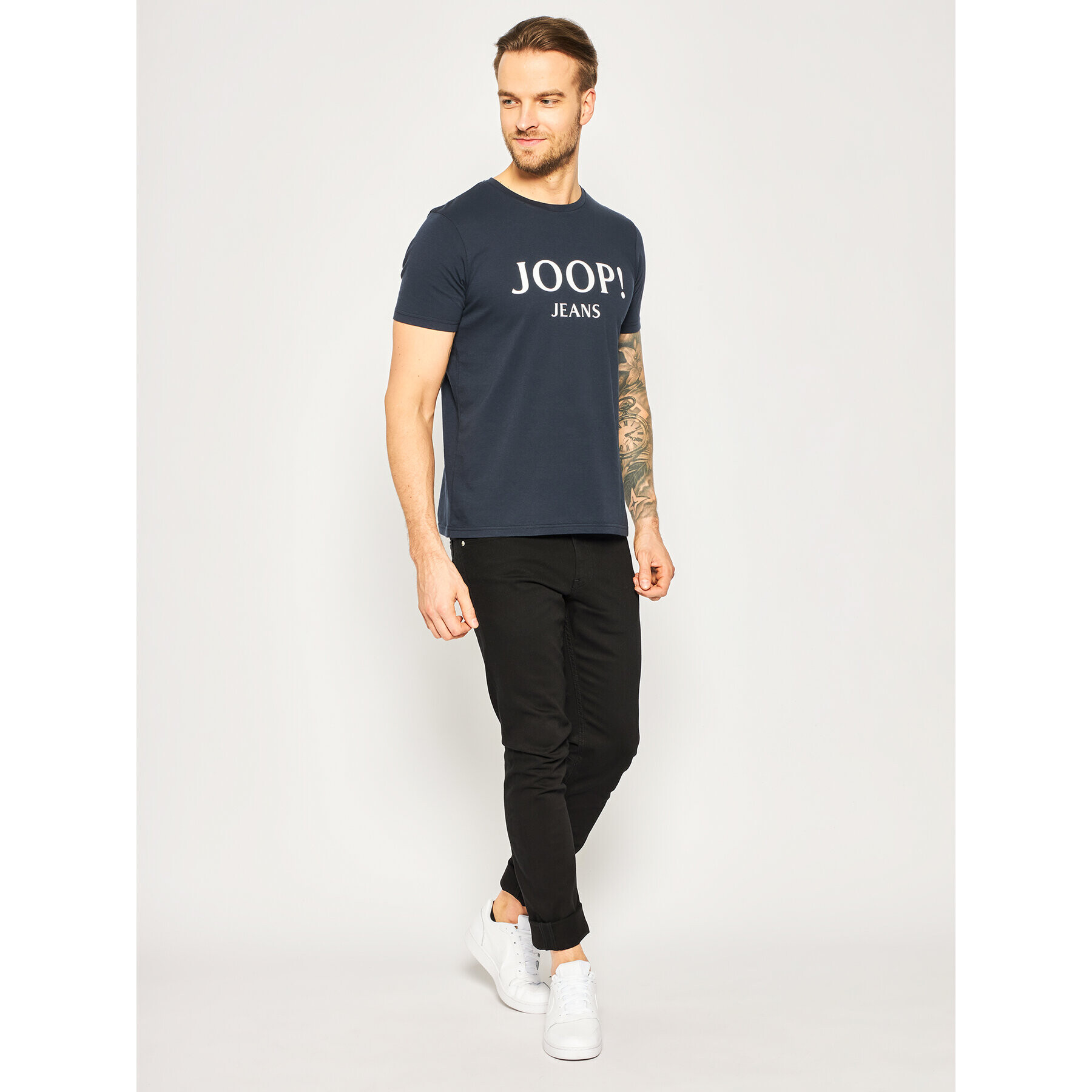 JOOP! Jeans Majica JJJ-09Alex 30019675 Mornarsko modra Regular Fit - Pepit.si