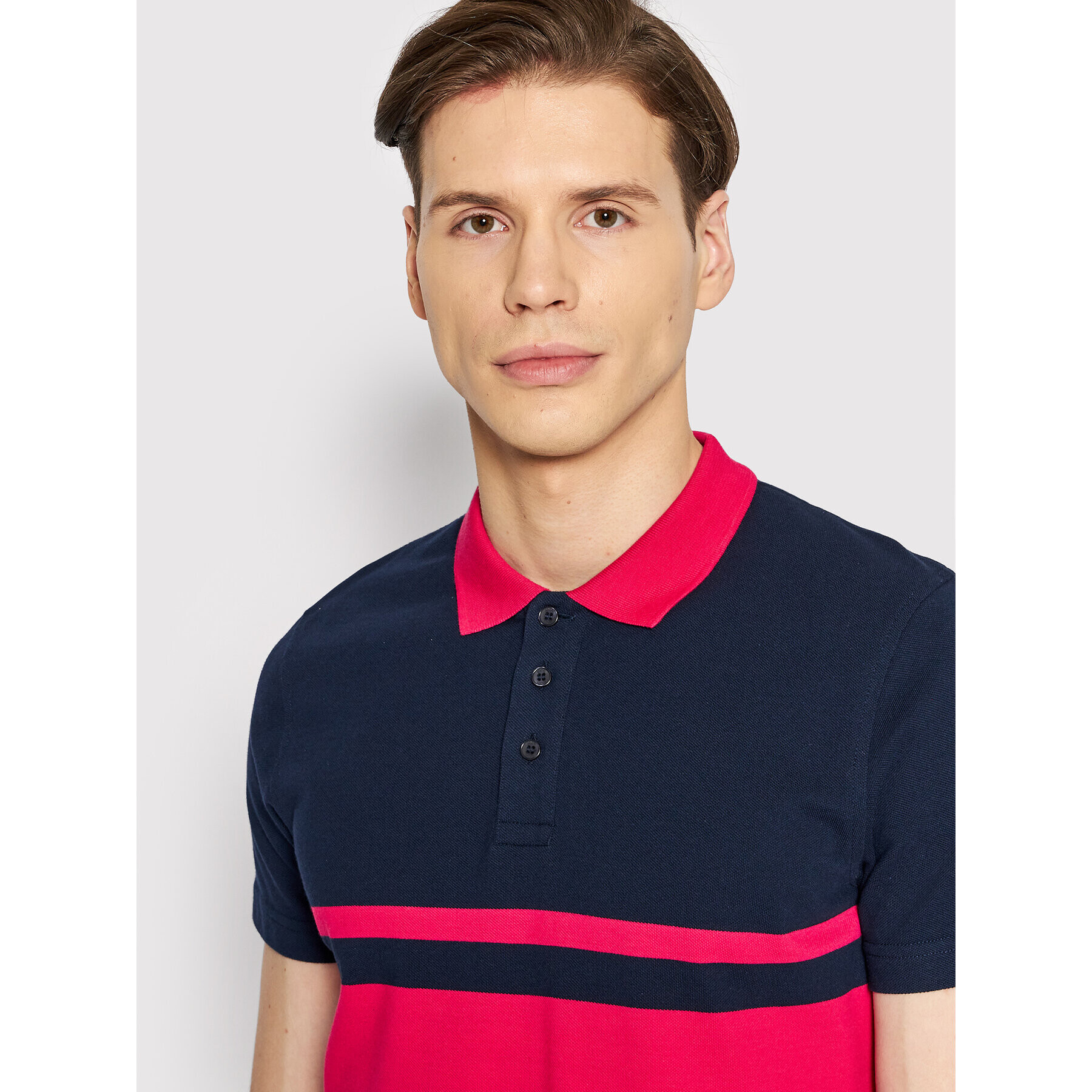 JOOP! Jeans Polo majica 15 JJ222J029 30030969 Mornarsko modra Regular Fit - Pepit.si