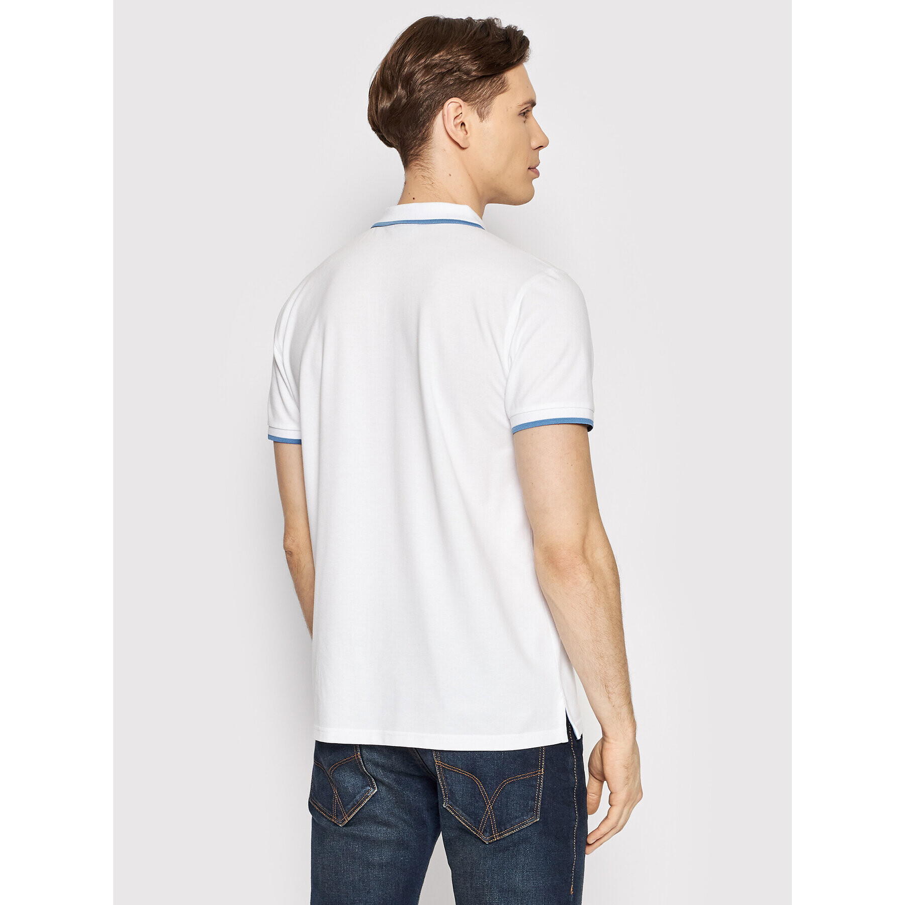 JOOP! Jeans Polo majica 15 JJ222J050 30030997 Bela Regular Fit - Pepit.si