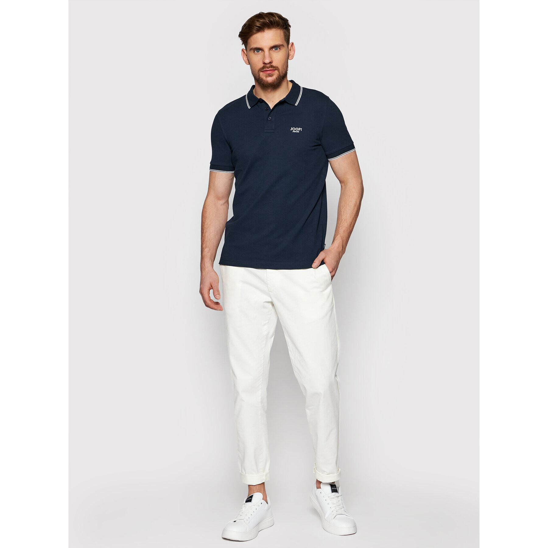 JOOP! Jeans Polo majica 15 Jjj-04Agnello 30025567 Mornarsko modra Regular Fit - Pepit.si