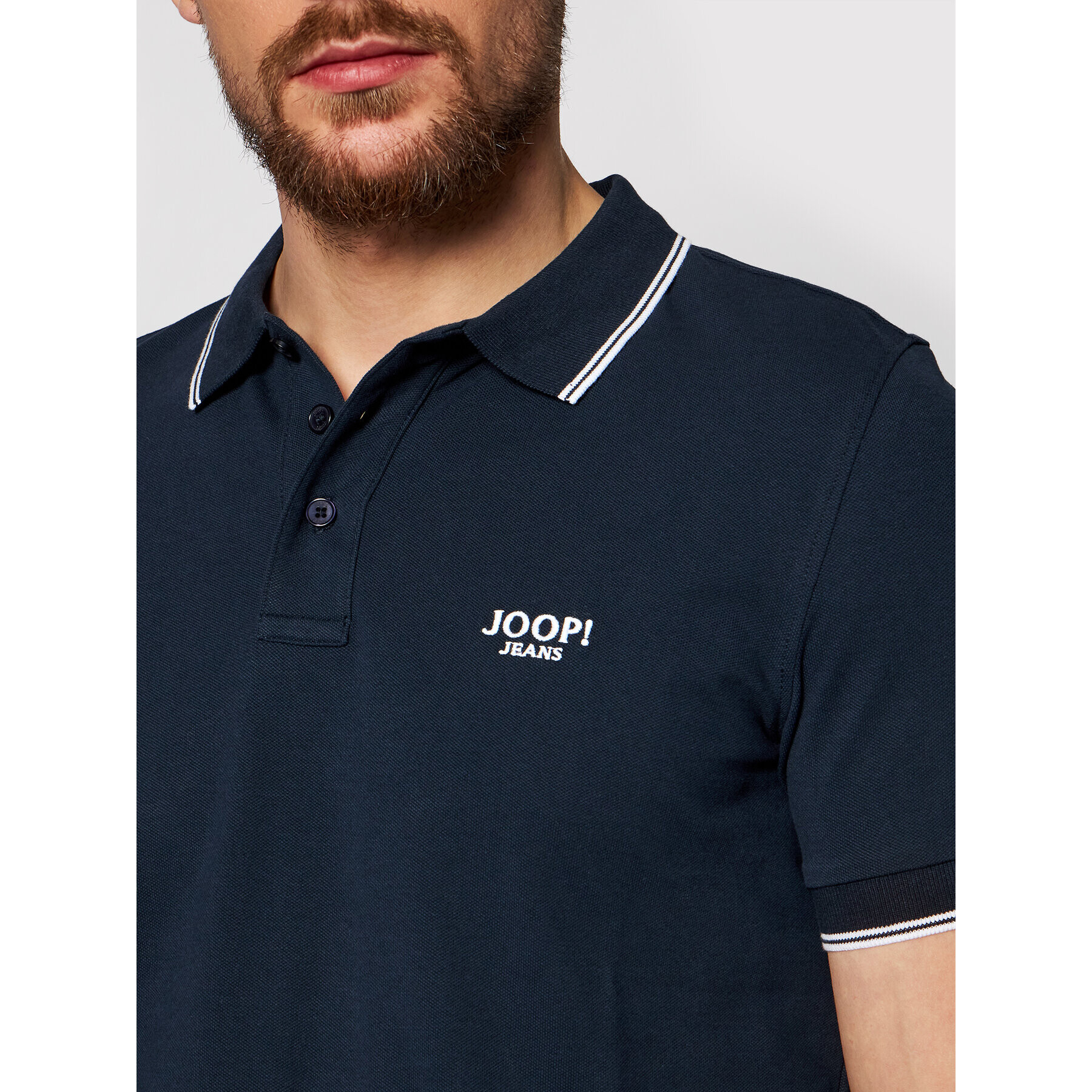 JOOP! Jeans Polo majica 15 Jjj-04Agnello 30025567 Mornarsko modra Regular Fit - Pepit.si