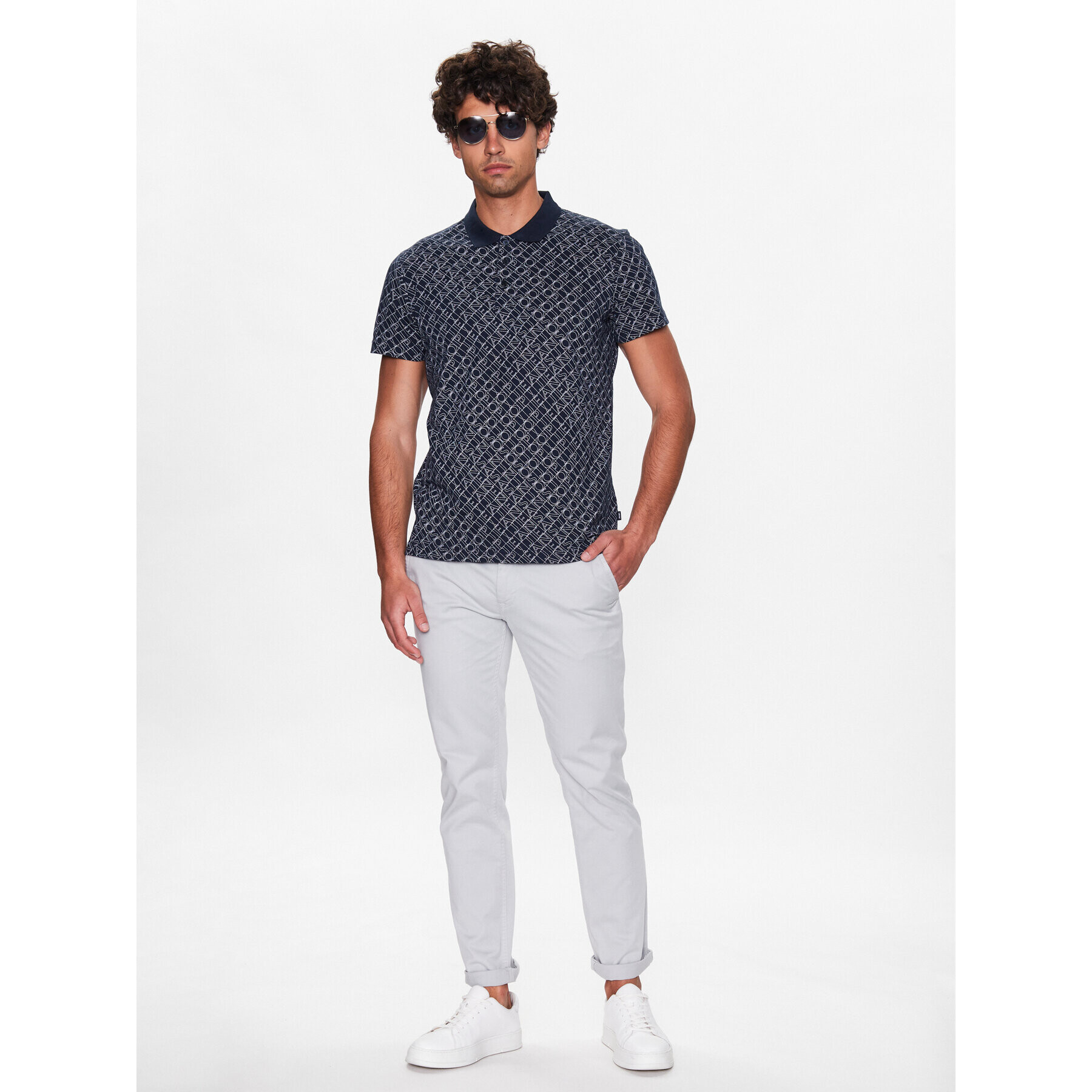 JOOP! Jeans Polo majica 30036061 Modra Modern Fit - Pepit.si