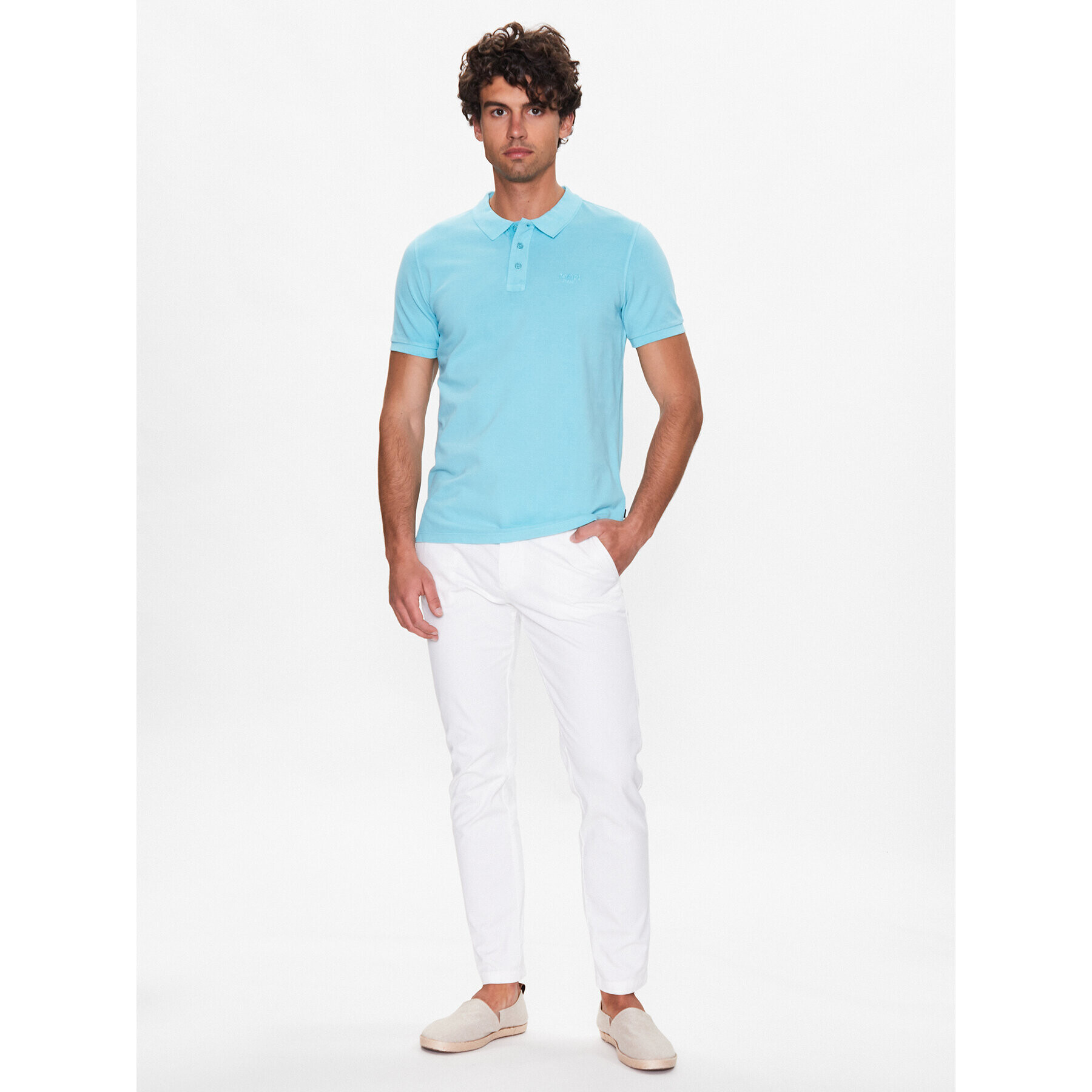 JOOP! Jeans Polo majica 30037489 Mornarsko modra Modern Fit - Pepit.si