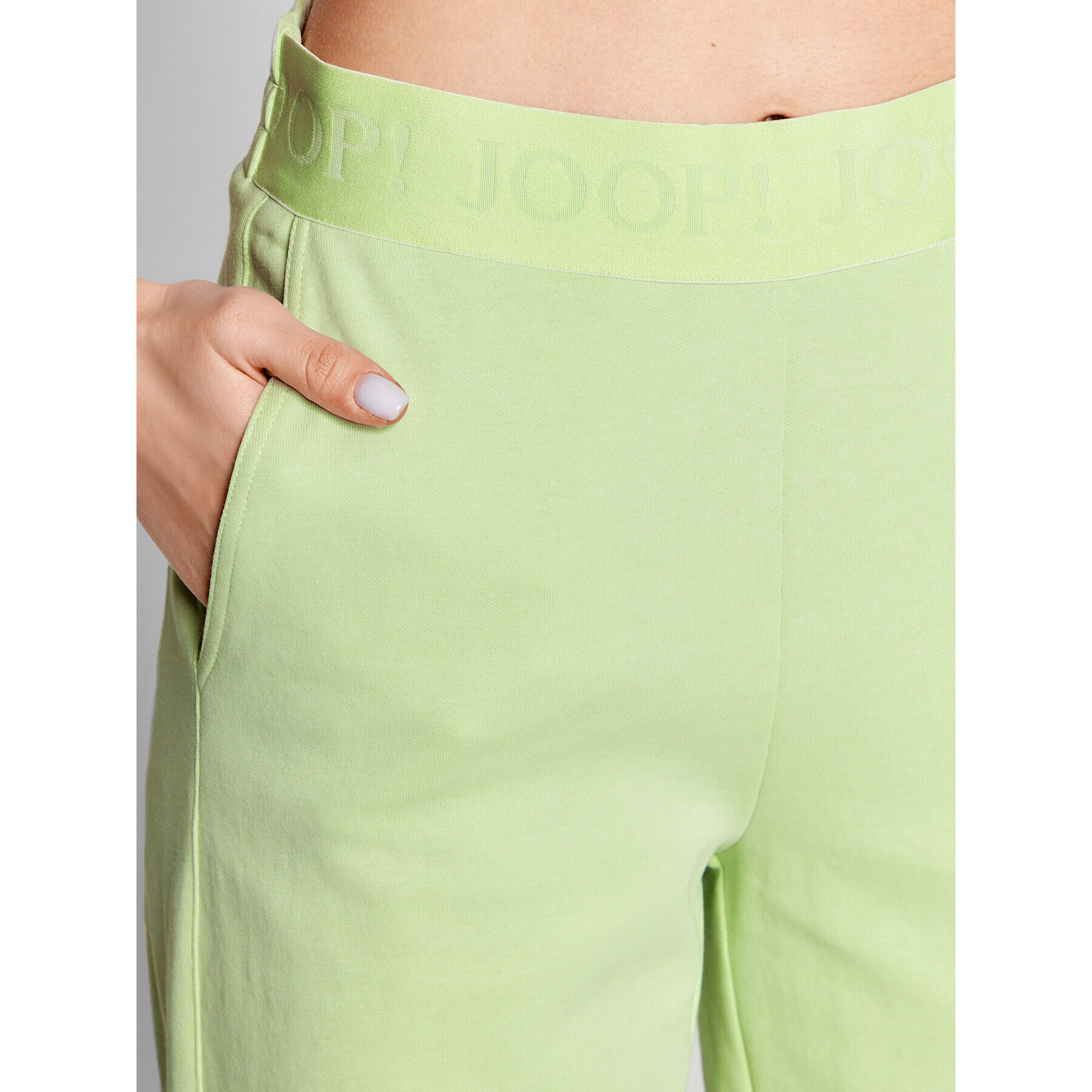 JOOP! Spodnji del trenirke JW221JE104 30030146 Zelena Regular Fit - Pepit.si