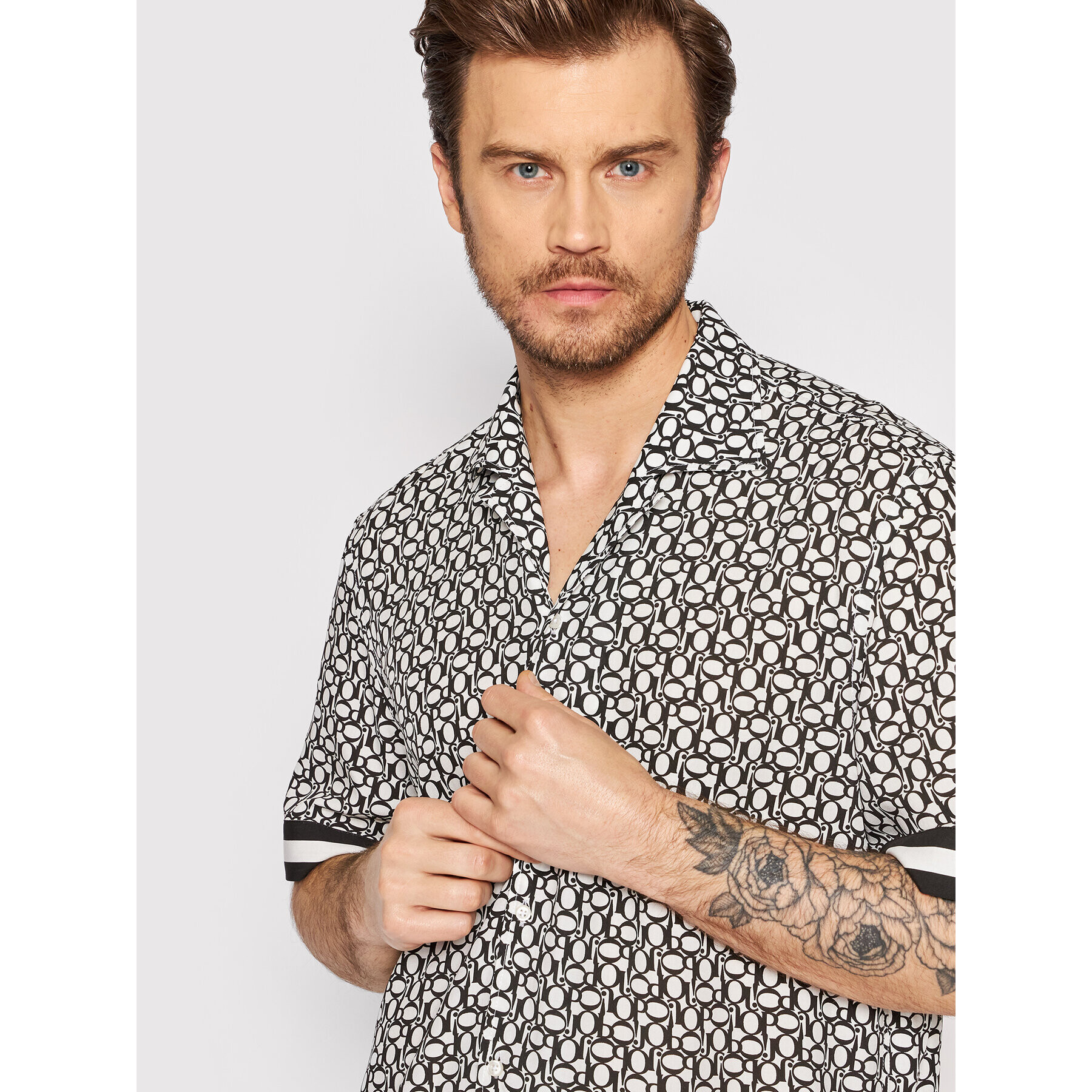 JOOP! Srajca 17 J222SH019CFK 30031295 Črna Casual Fit - Pepit.si