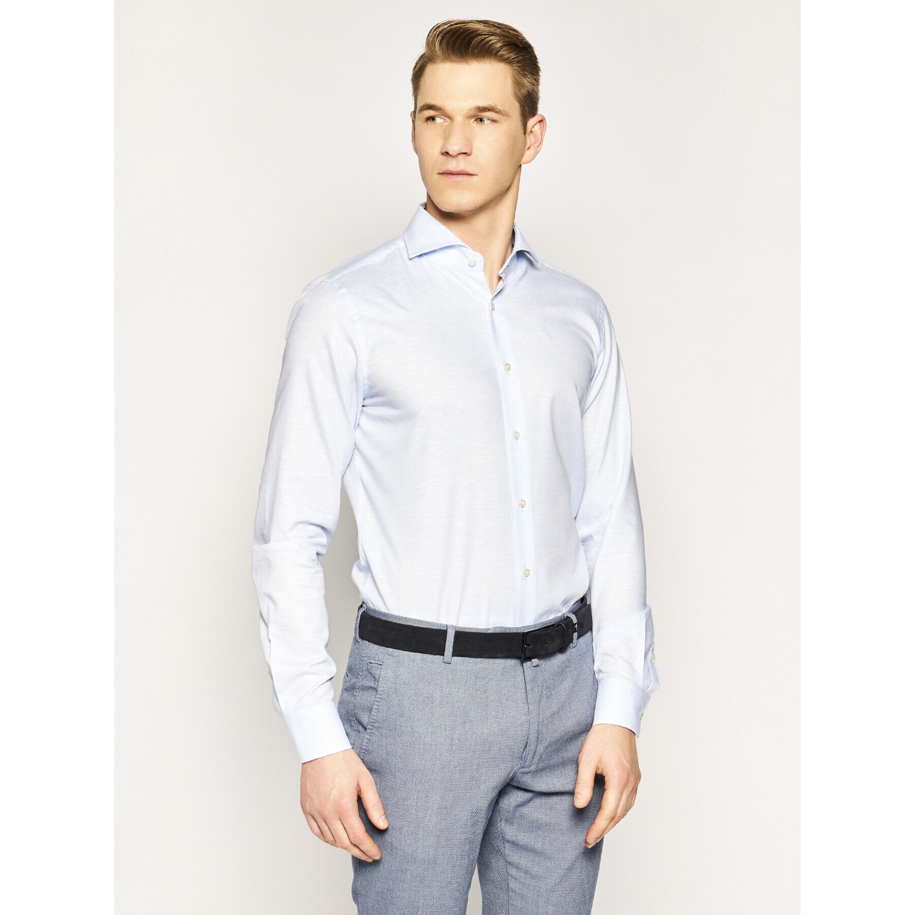 JOOP! Srajca 17 Jsh-52Pajos 30019730 Modra Slim Fit - Pepit.si