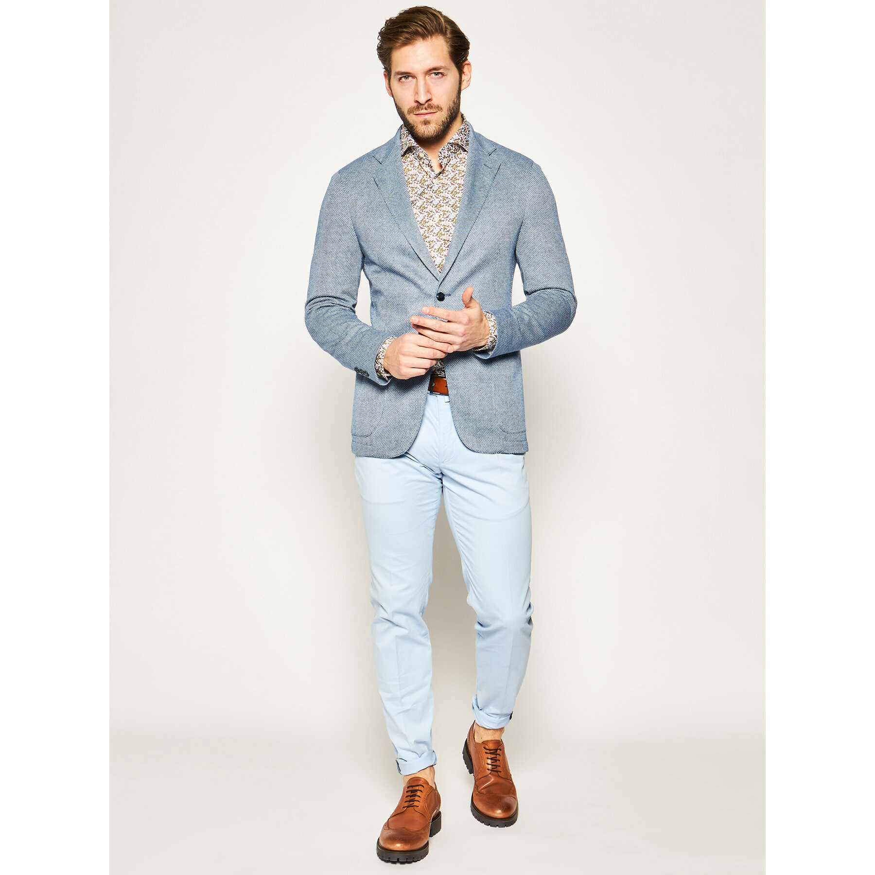 JOOP! Srajca 17 JSH-52Pajos 30019746 Pisana Slim Fit - Pepit.si