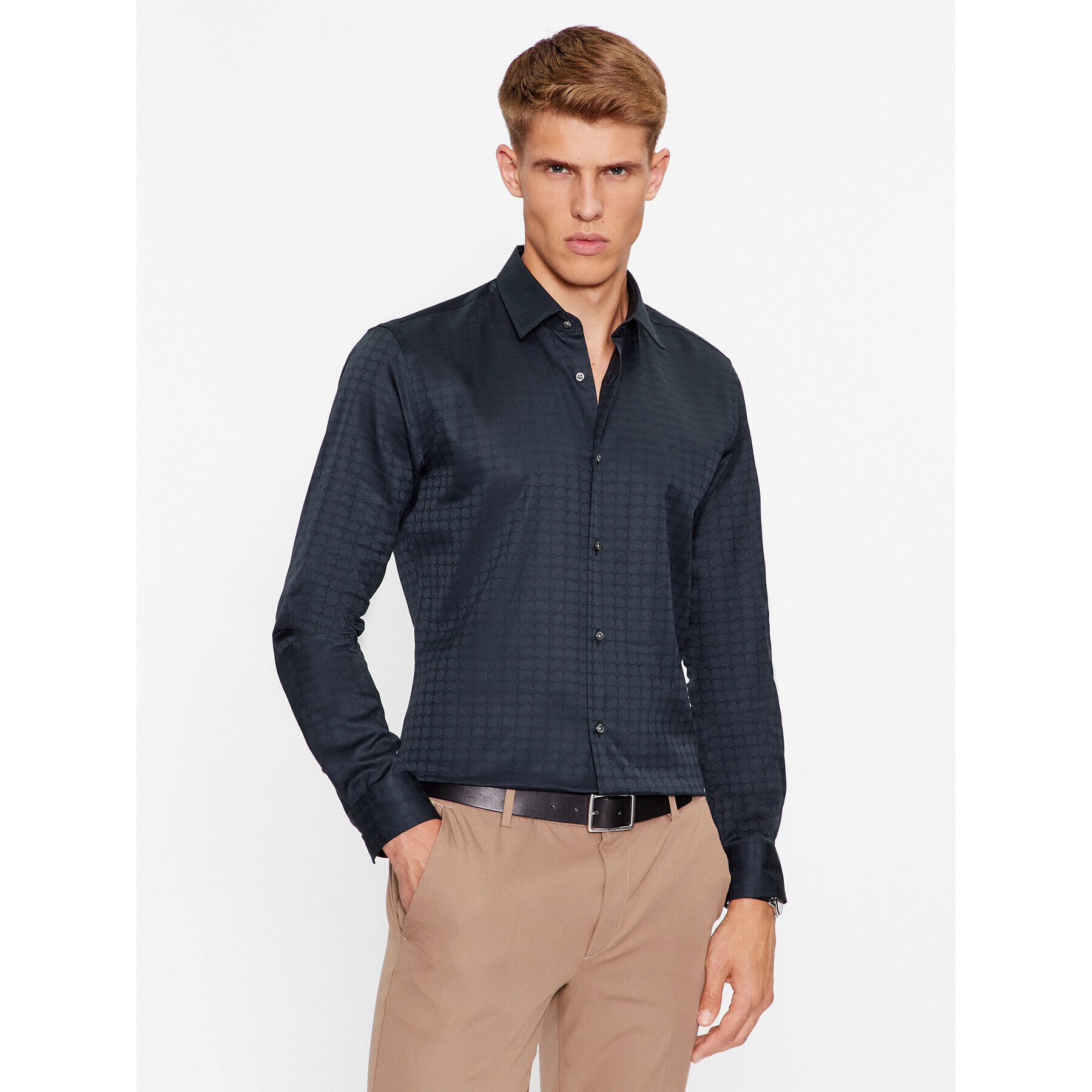 JOOP! Srajca 30039062 Črna Slim Fit - Pepit.si