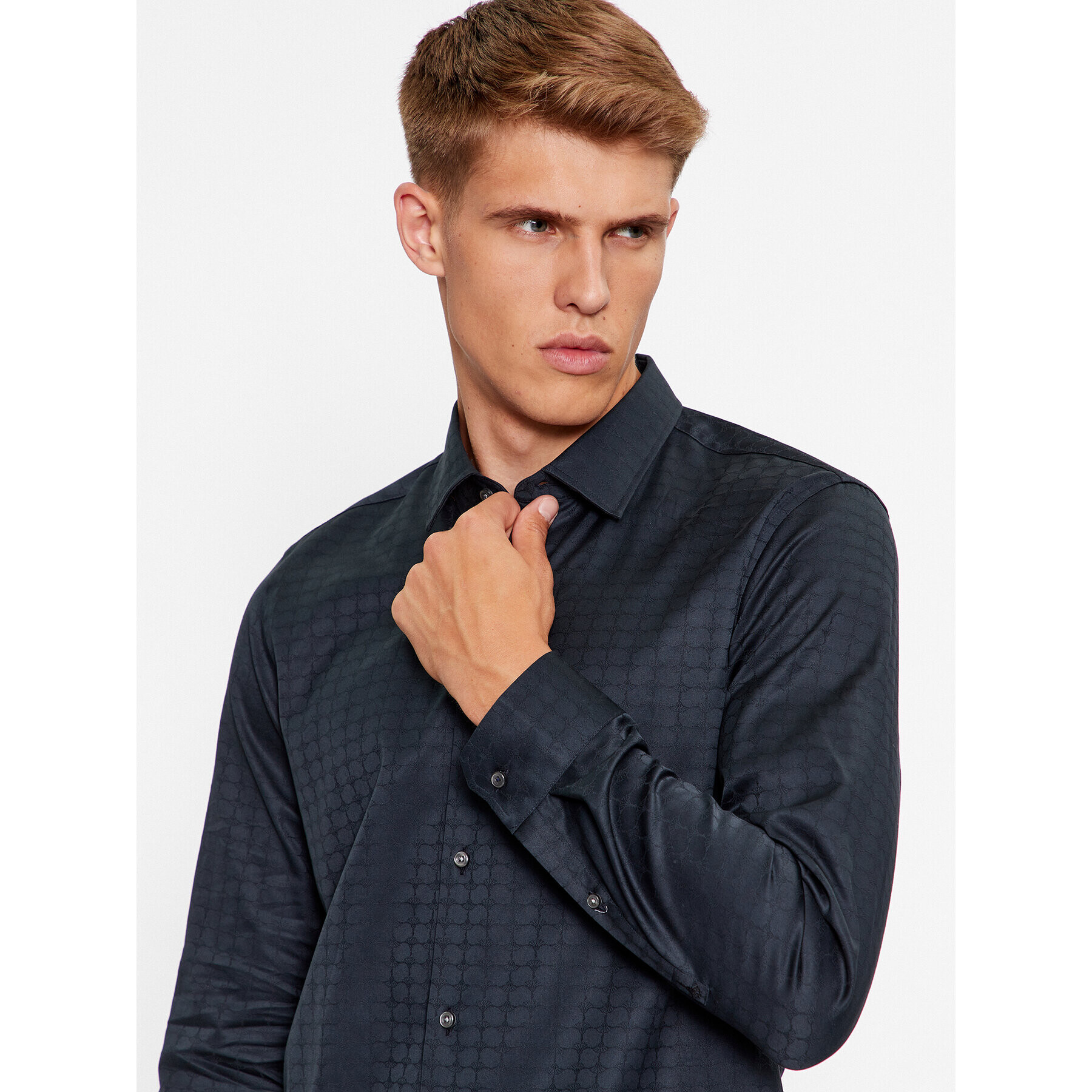 JOOP! Srajca 30039062 Črna Slim Fit - Pepit.si