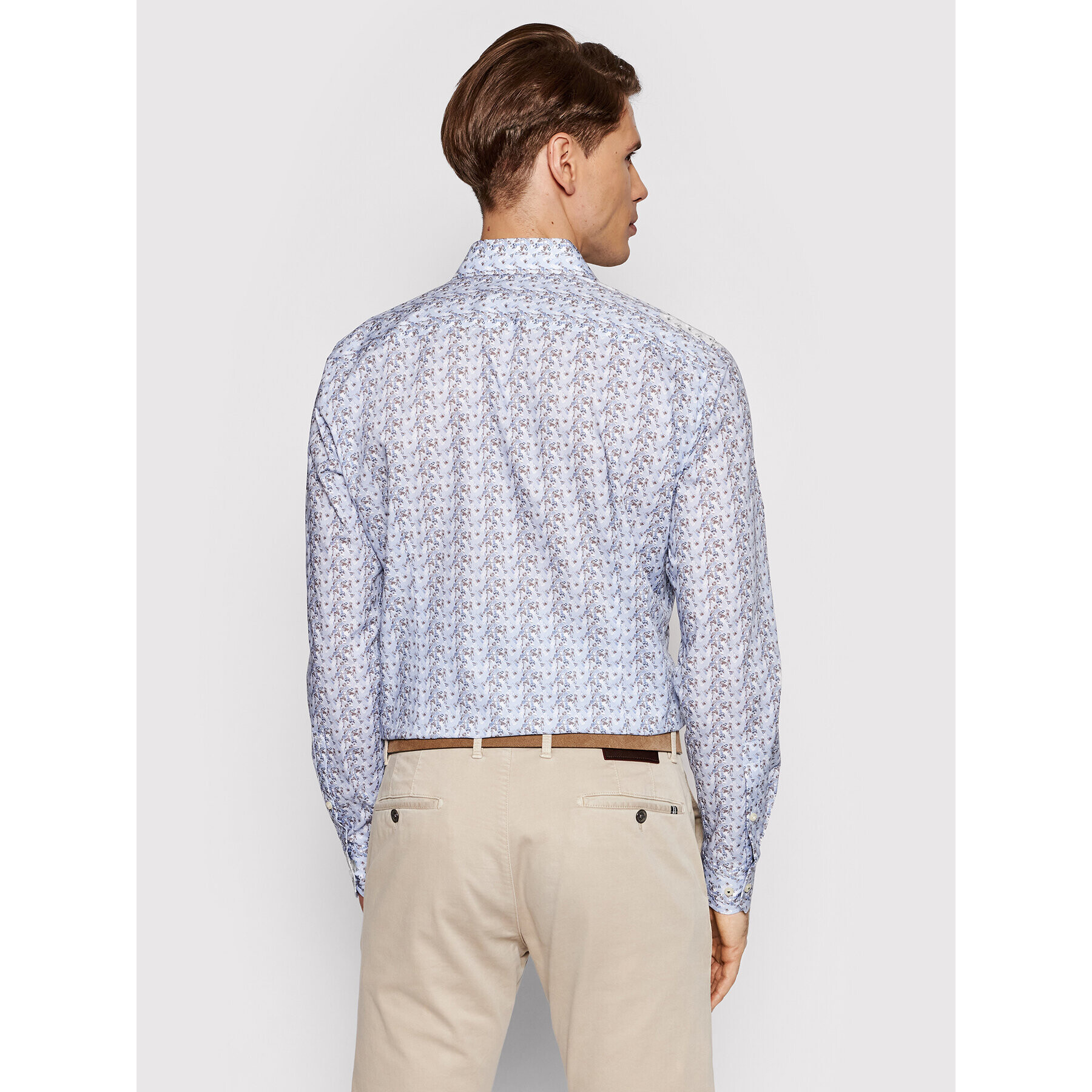 JOOP! Srajca Pierce 30018889 Modra Slim Fit - Pepit.si