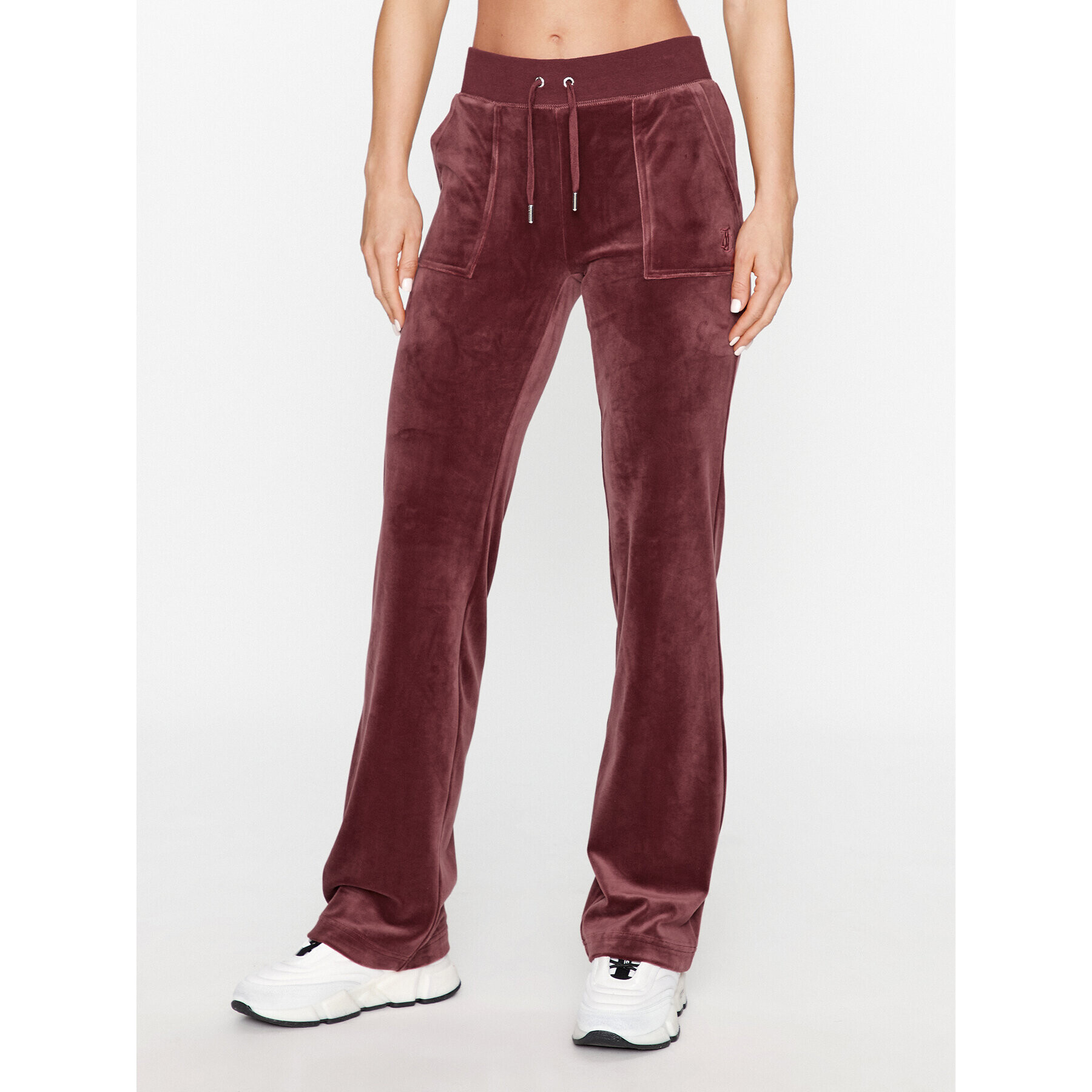 Juicy Couture Spodnji del trenirke Del Ray JCAP180 Bordo rdeča Straight Fit - Pepit.si