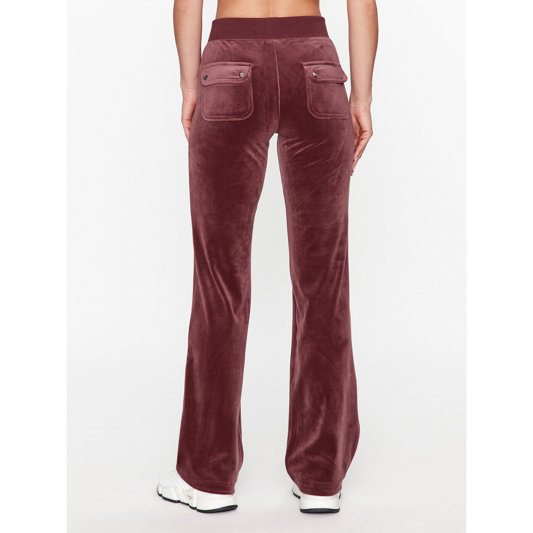 Juicy Couture Spodnji del trenirke Del Ray JCAP180 Bordo rdeča Straight Fit - Pepit.si