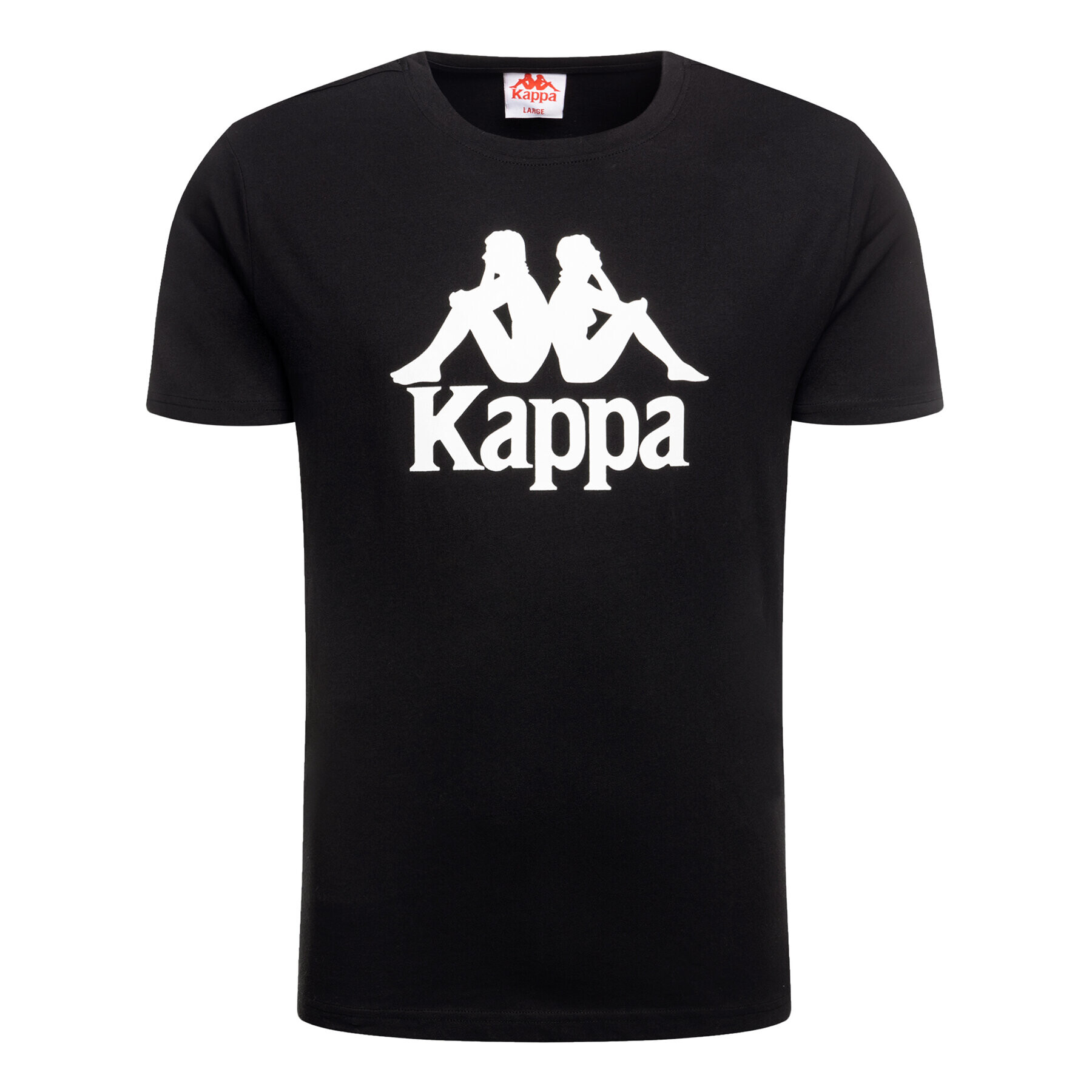 Kappa Majica 303910 Črna Regular Fit - Pepit.si