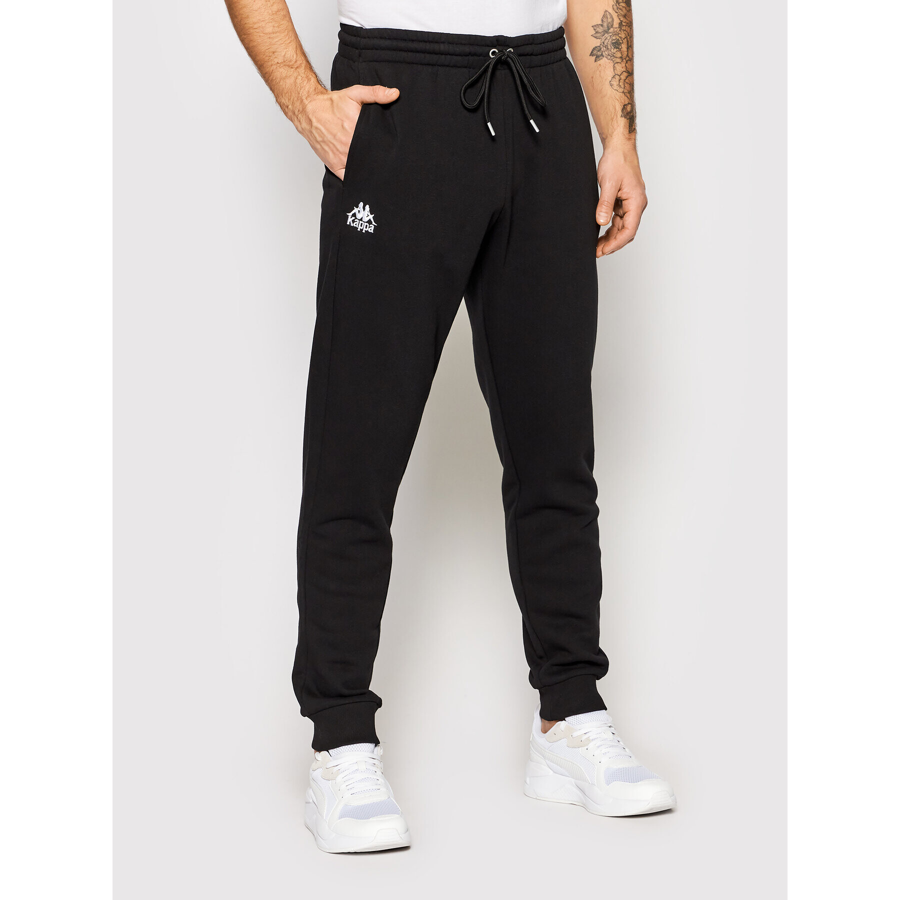 Kappa Spodnji del trenirke 7082277 Črna Slim Fit - Pepit.si