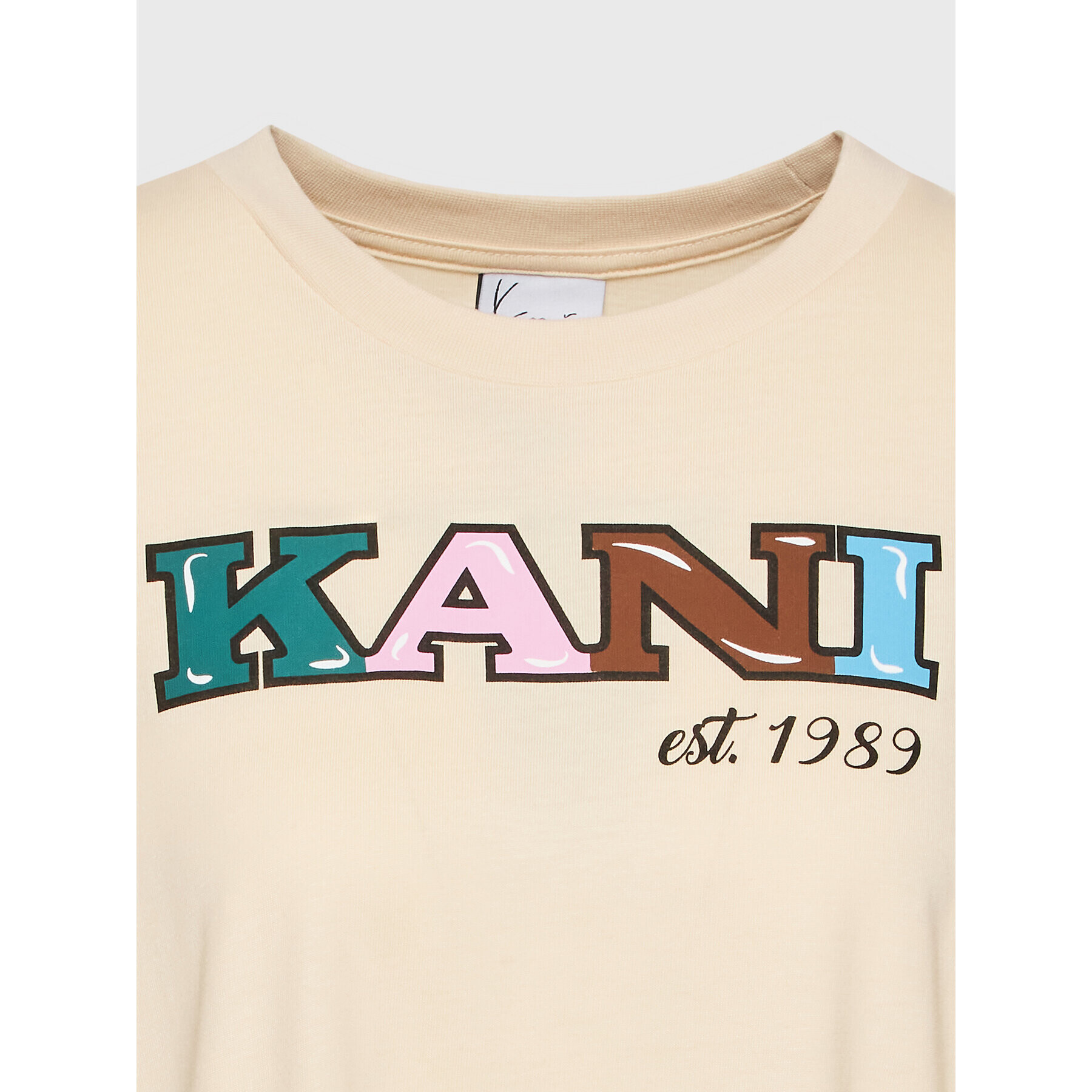 Karl Kani Vsakodnevna obleka Retro 6130866 Bež Relaxed Fit - Pepit.si