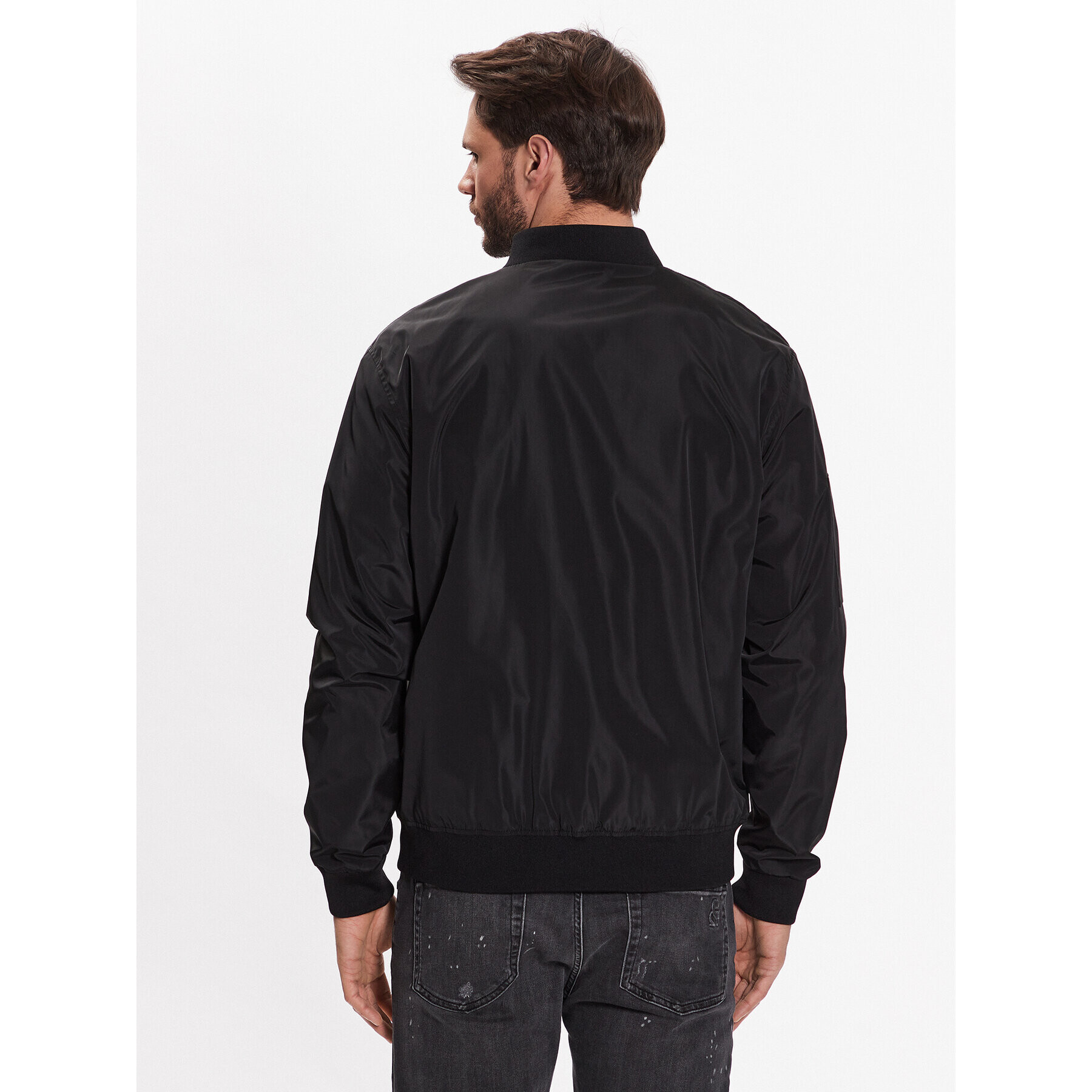 KARL LAGERFELD Bomber jakna 505062 532565 Črna Regular Fit - Pepit.si