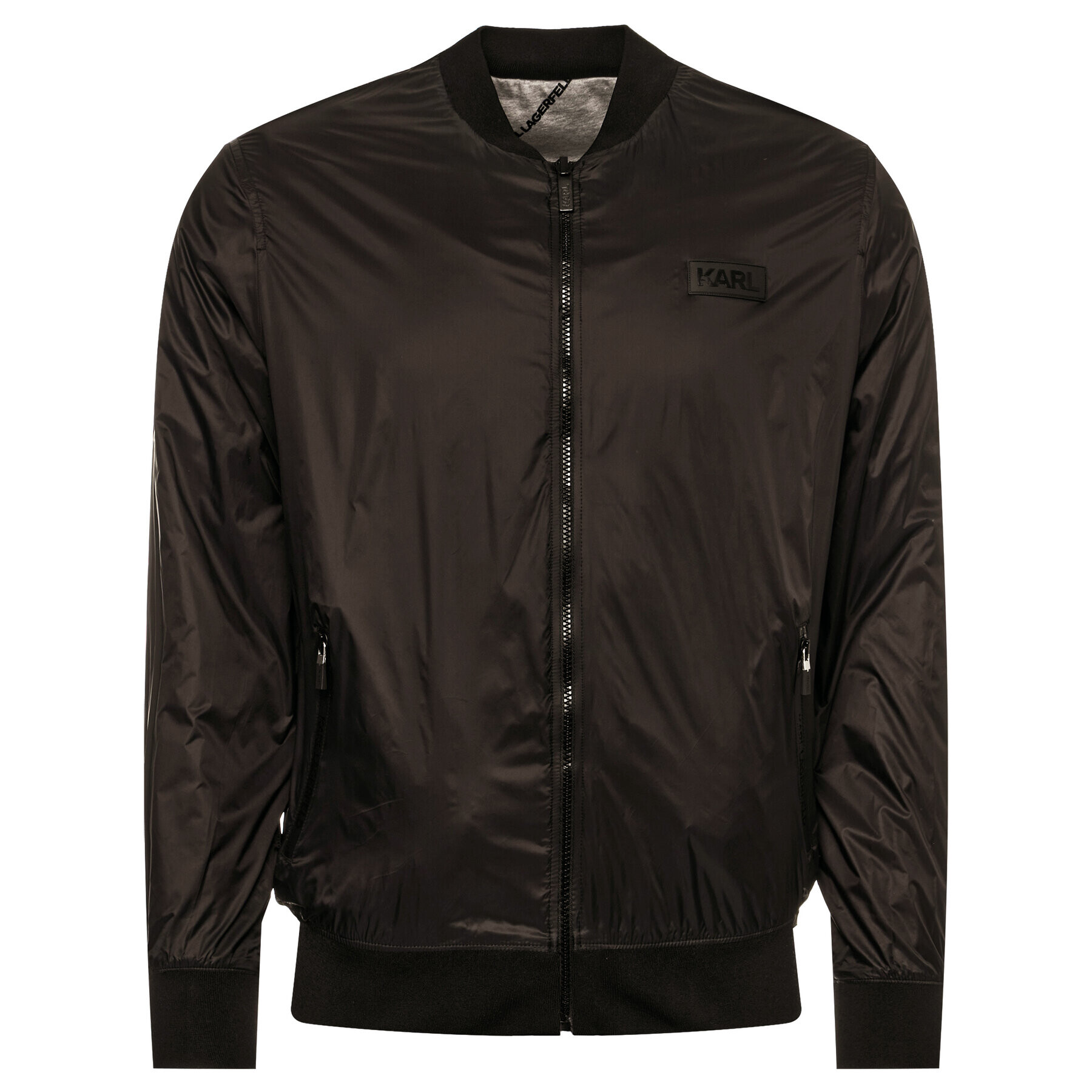 KARL LAGERFELD Bomber jakna 505065 501560 Črna Regular Fit - Pepit.si