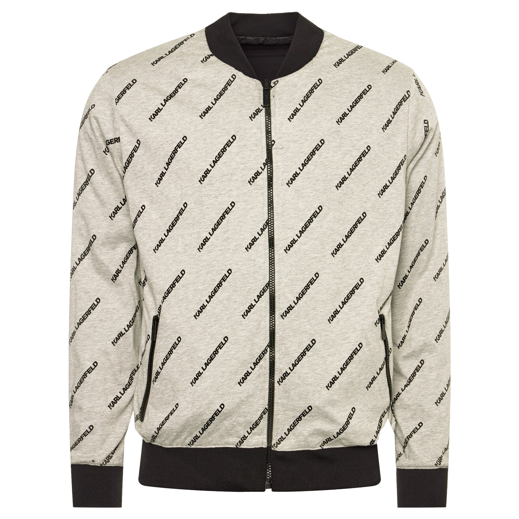 KARL LAGERFELD Bomber jakna 505065 501560 Črna Regular Fit - Pepit.si