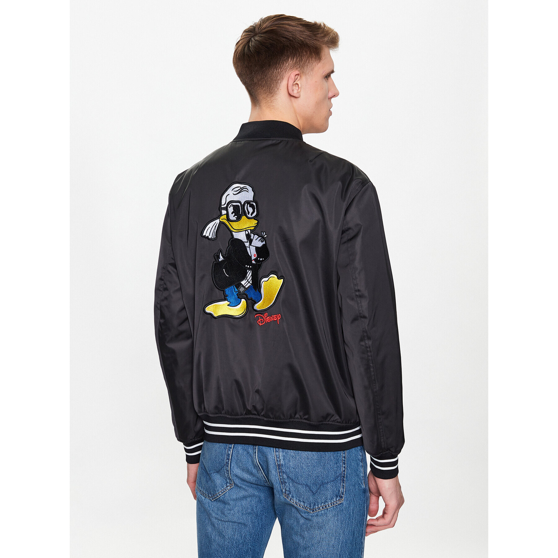 KARL LAGERFELD Bomber jakna 505079 532578 Črna Regular Fit - Pepit.si