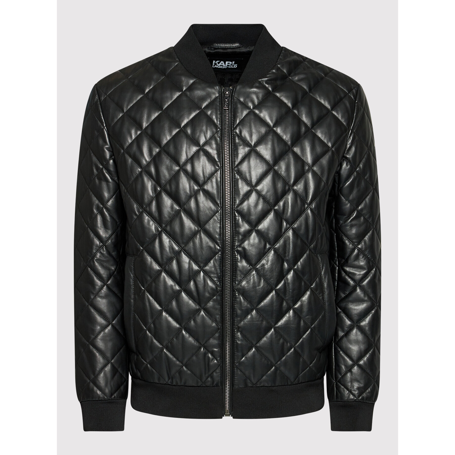 KARL LAGERFELD Bomber jakna 555014 521410 Črna Regular Fit - Pepit.si