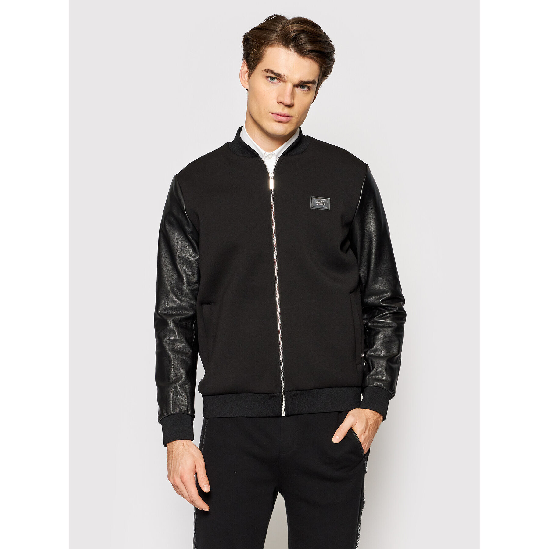 KARL LAGERFELD Bomber jakna 705018 512903 Črna Regular Fit - Pepit.si