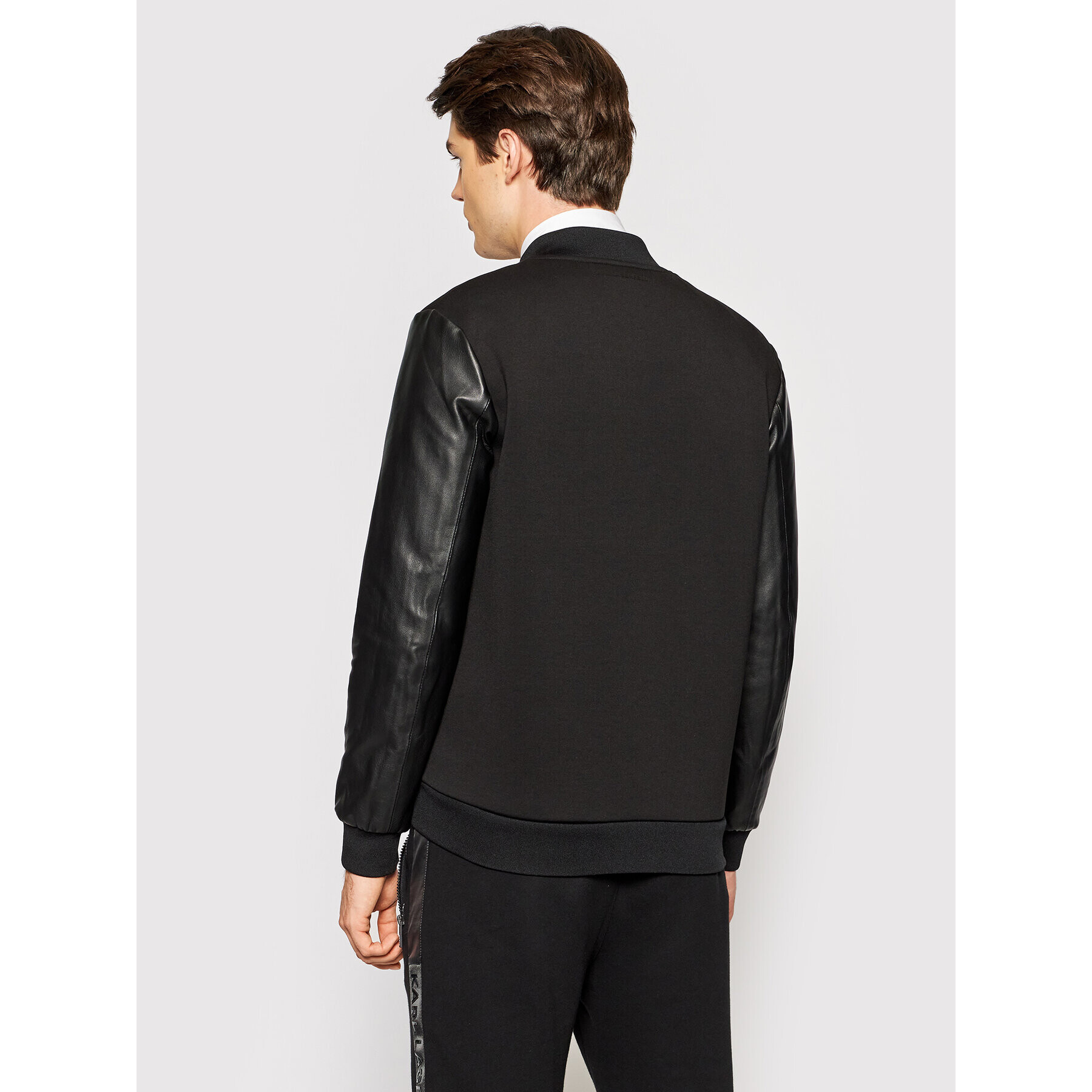 KARL LAGERFELD Bomber jakna 705018 512903 Črna Regular Fit - Pepit.si