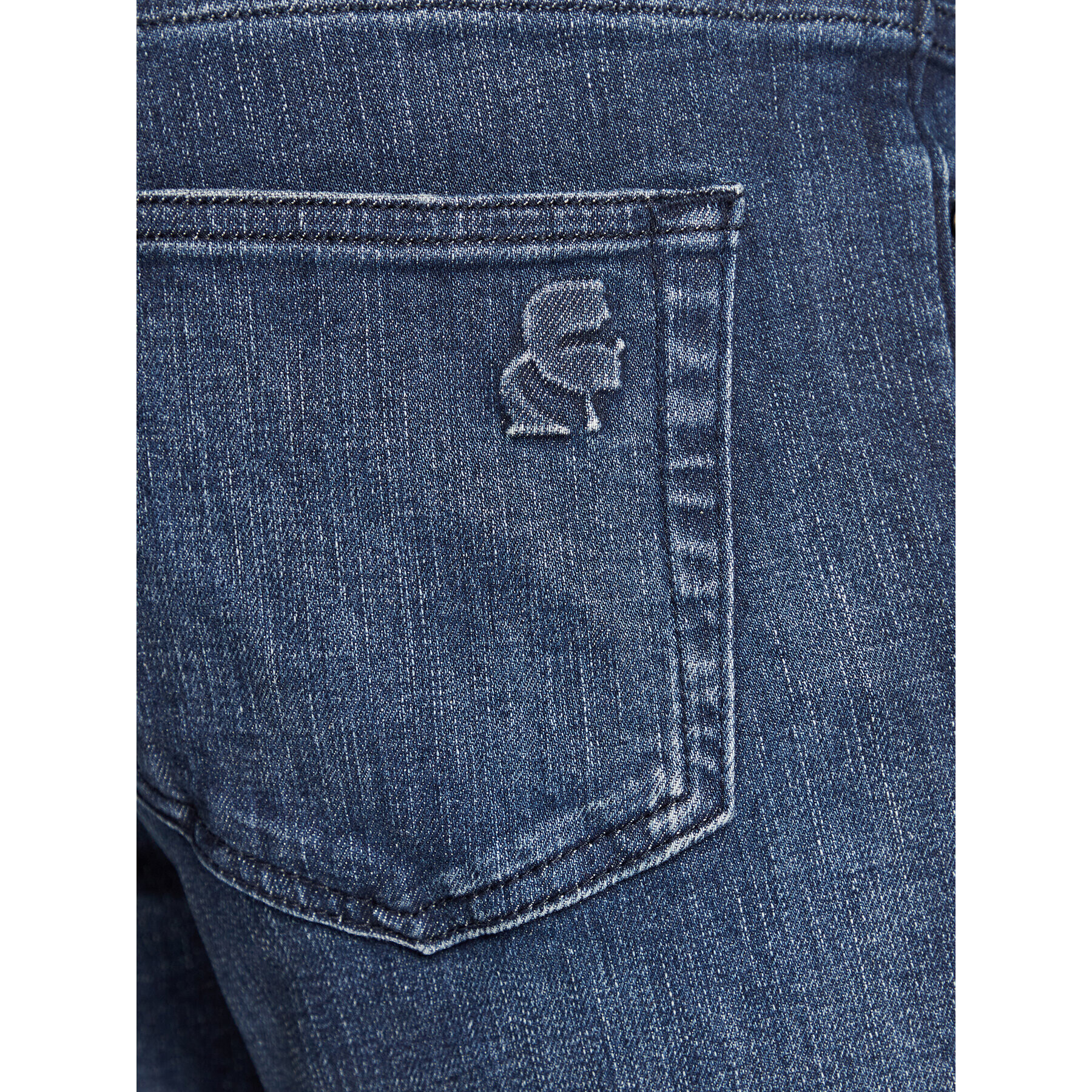 KARL LAGERFELD Jeans hlače 265801 524835 Modra Slim Fit - Pepit.si