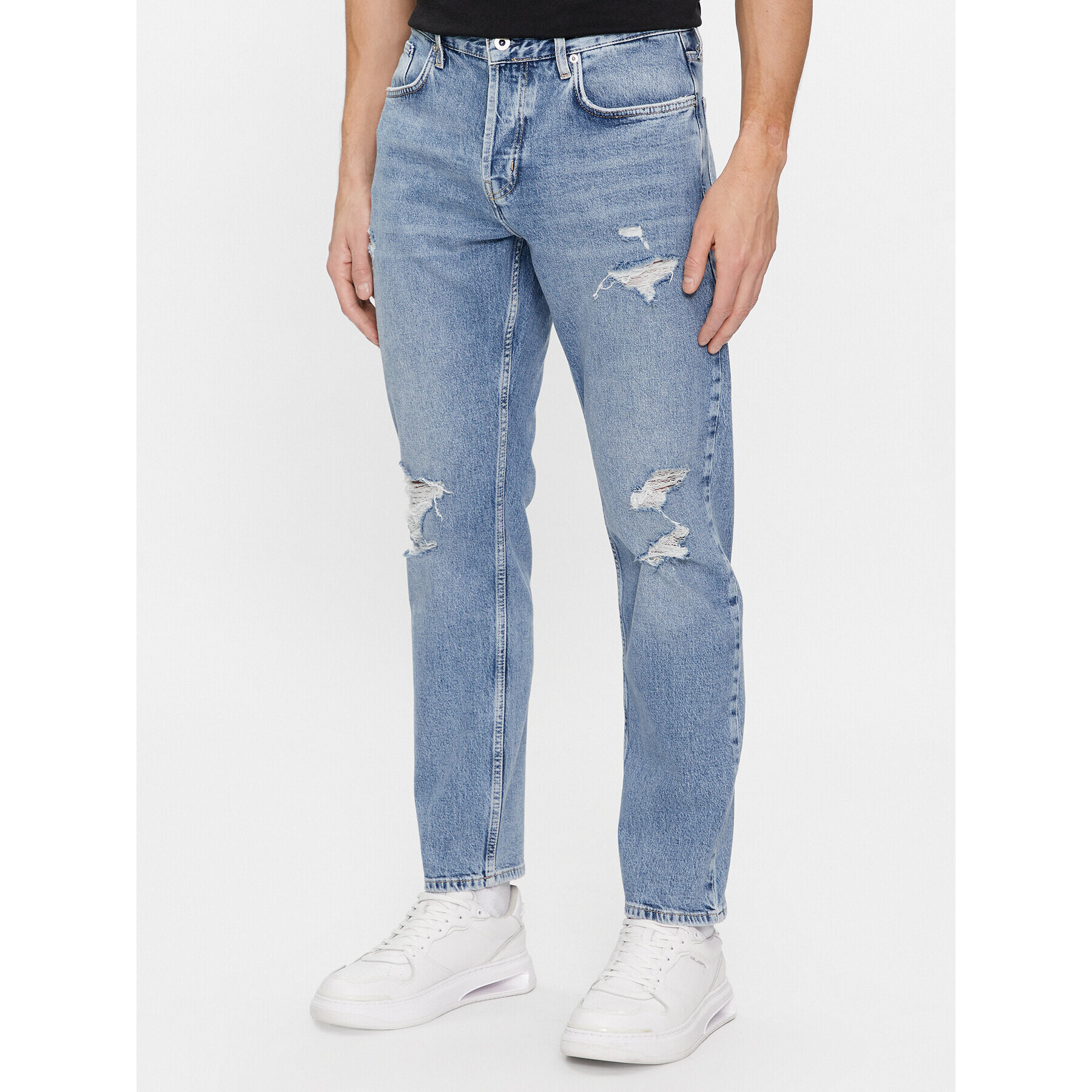 Karl Lagerfeld Jeans Jeans hlače 240D1113 Modra Slim Fit - Pepit.si