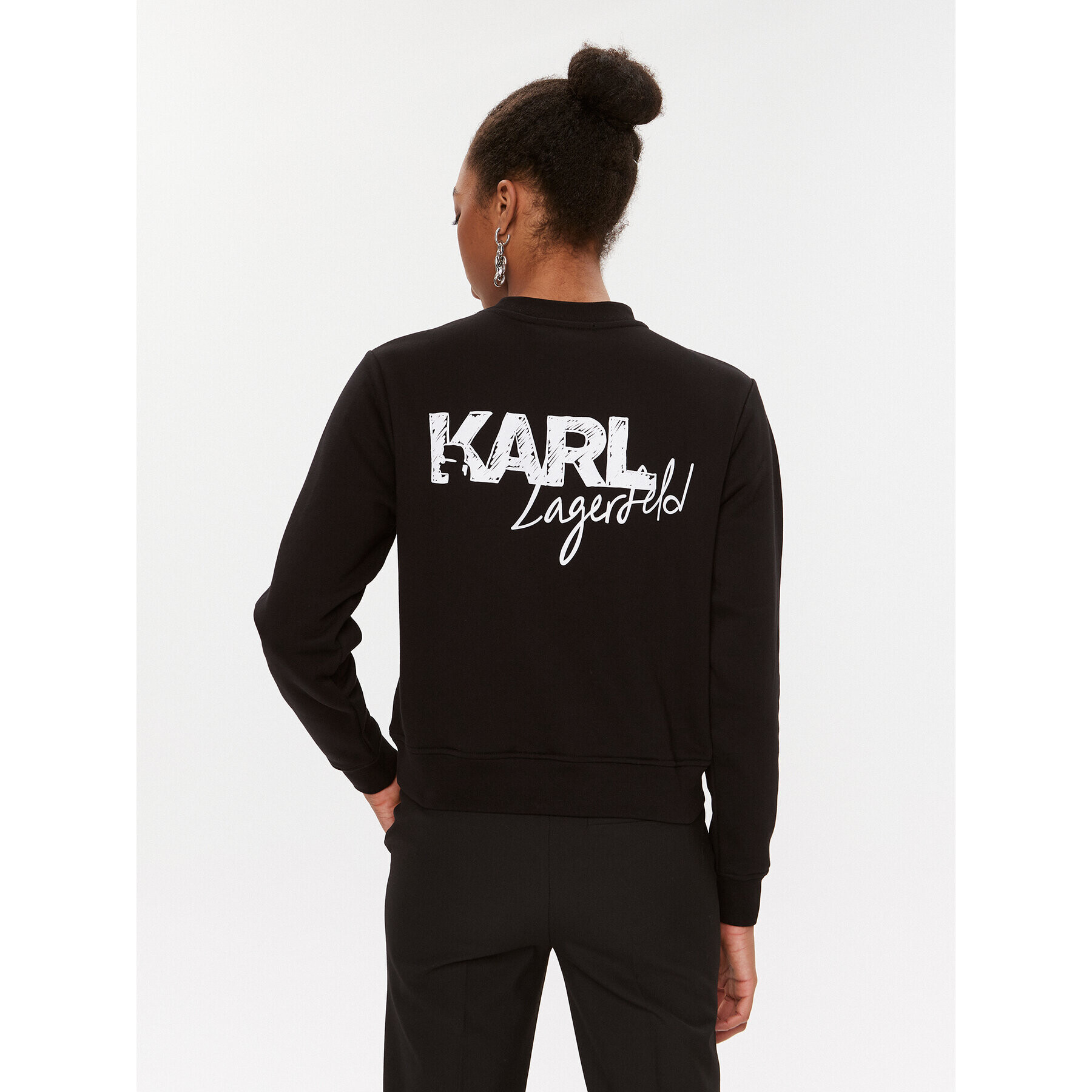 KARL LAGERFELD Jopa 235W1817 Črna Regular Fit - Pepit.si