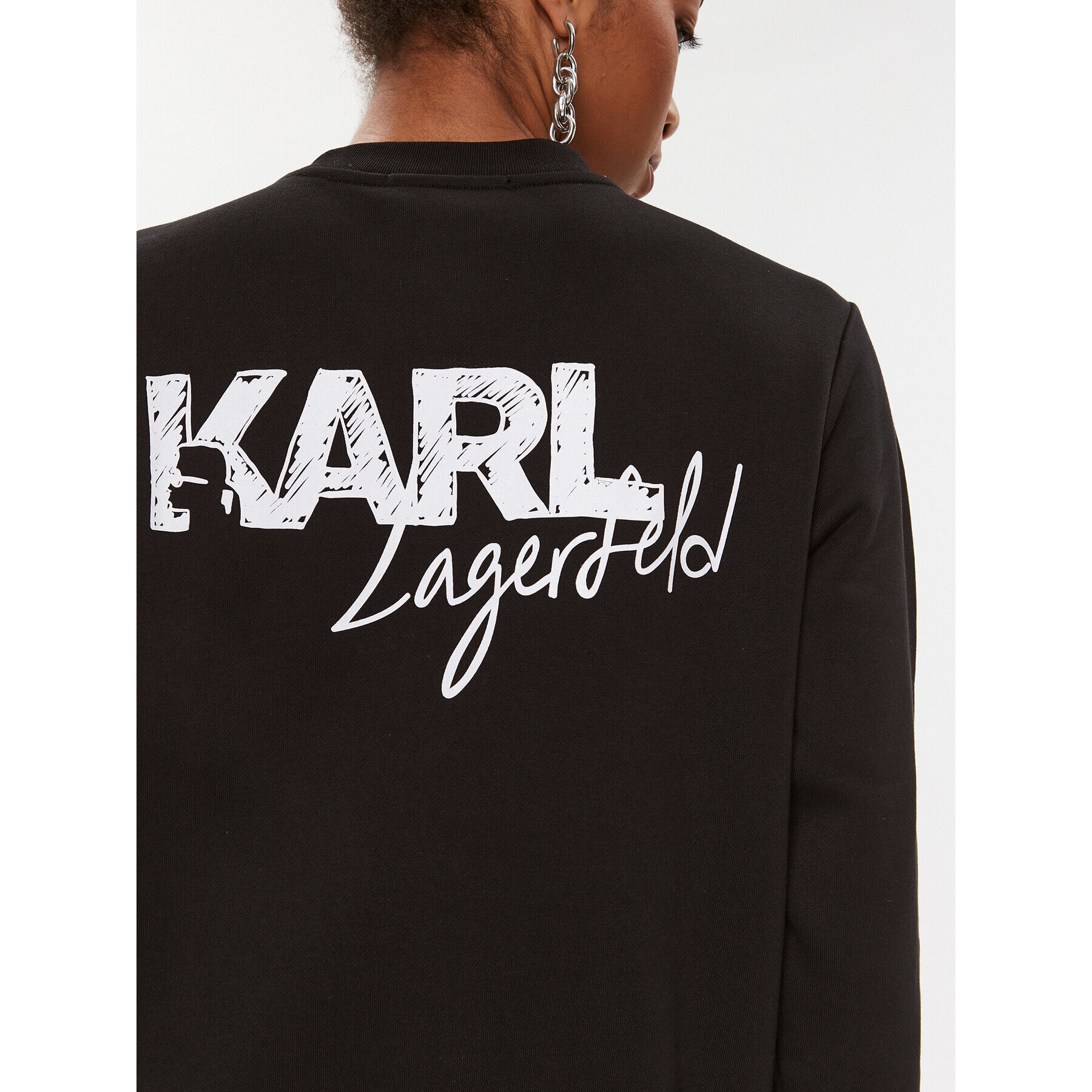 KARL LAGERFELD Jopa 235W1817 Črna Regular Fit - Pepit.si