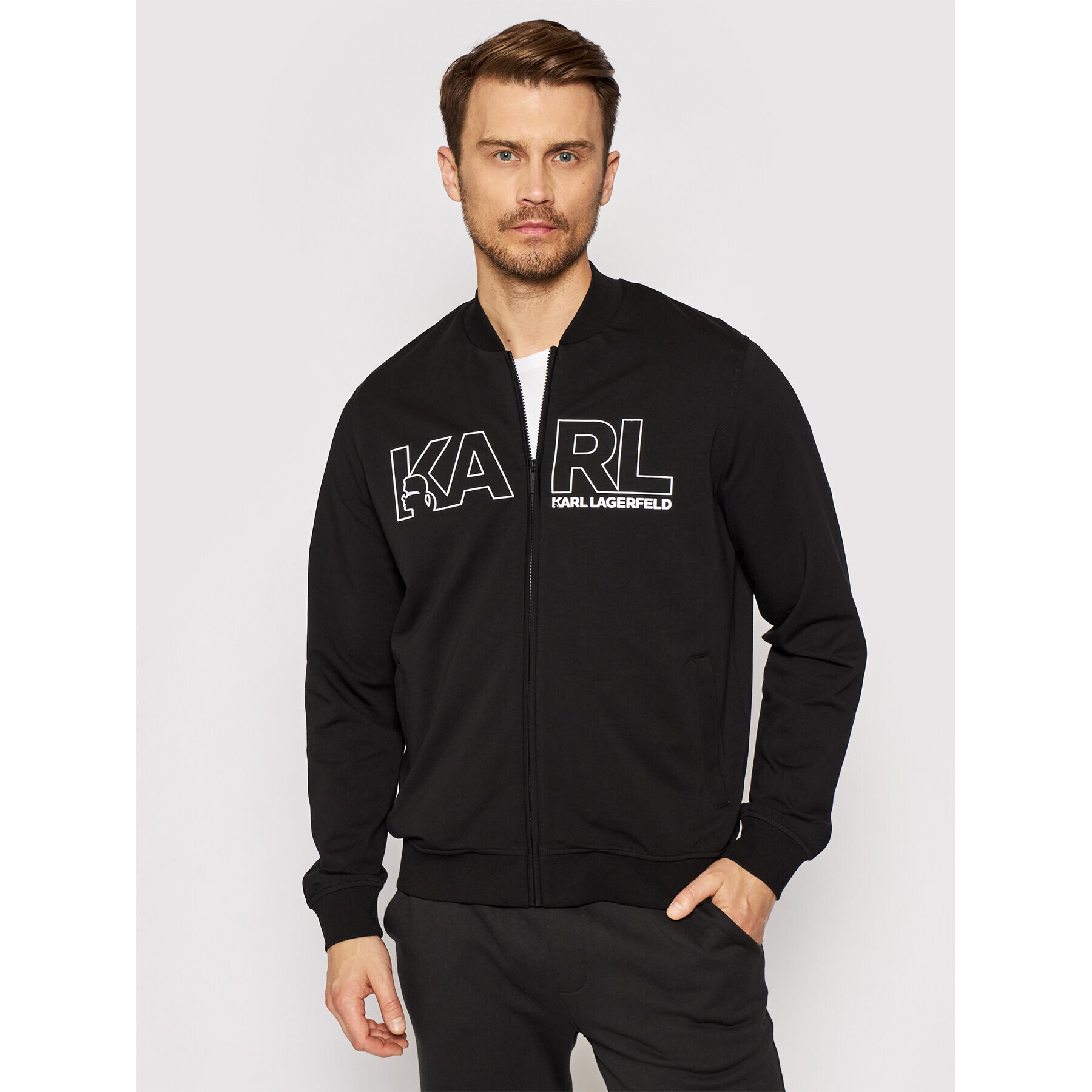 KARL LAGERFELD Jopa 705034 511902 Črna Regular Fit - Pepit.si